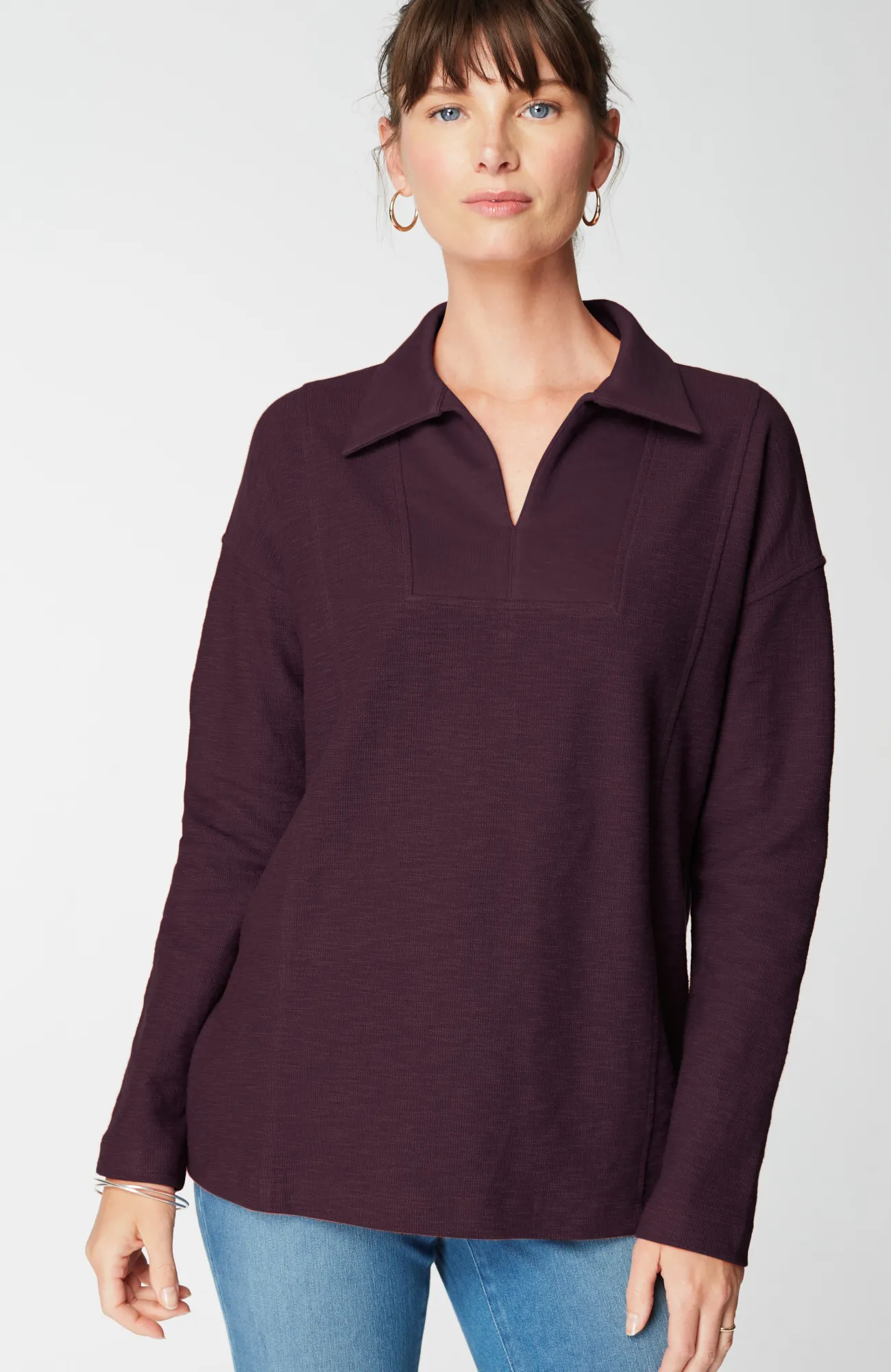 J.Jill Pure Jill Organically Grown Cotton Top Fashion