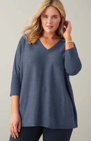 J.Jill Pure Jill Oversized V-Neck Sweater Clearance