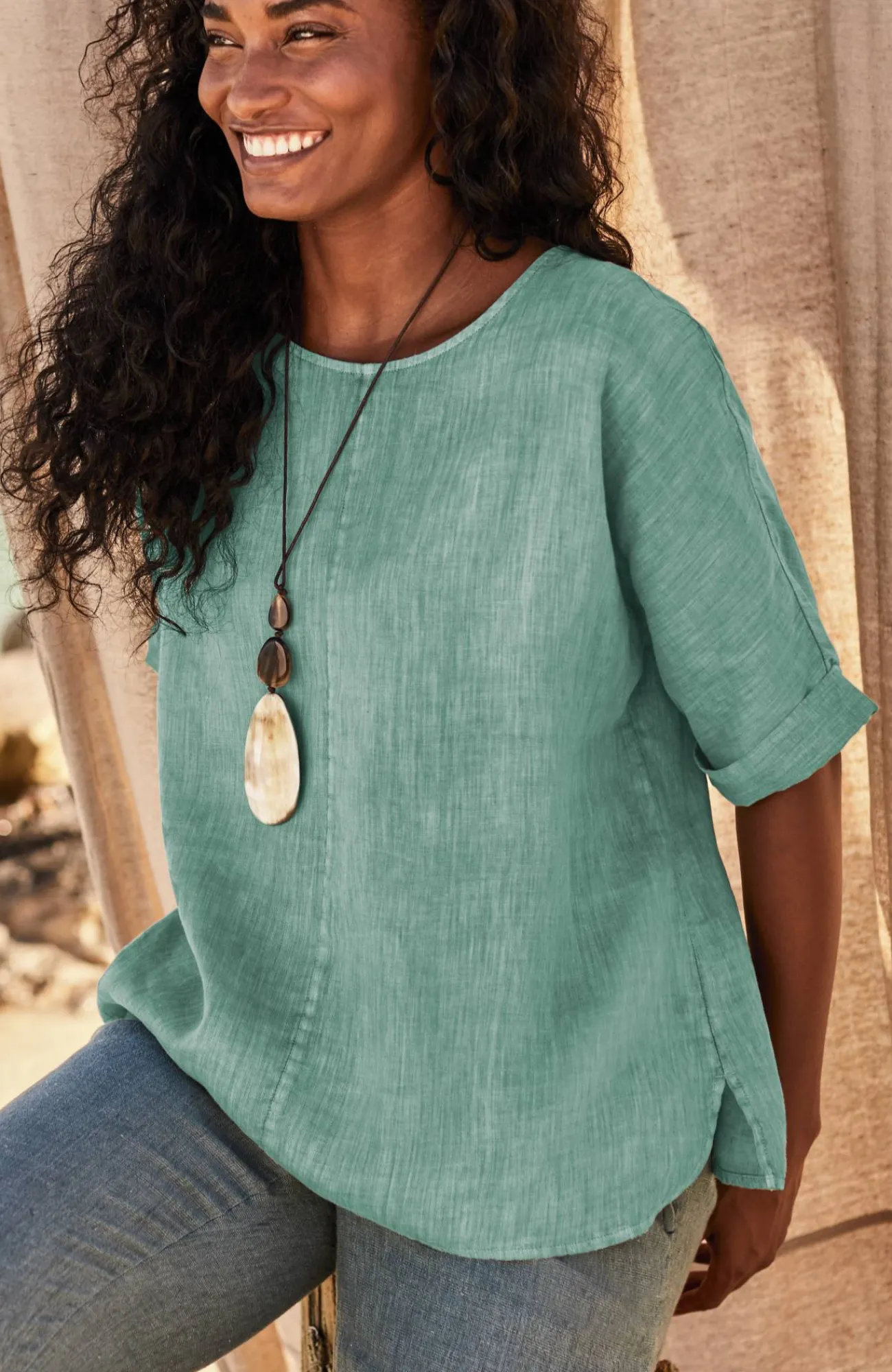 J.Jill Pure Jill Relaxed Linen Popover Store