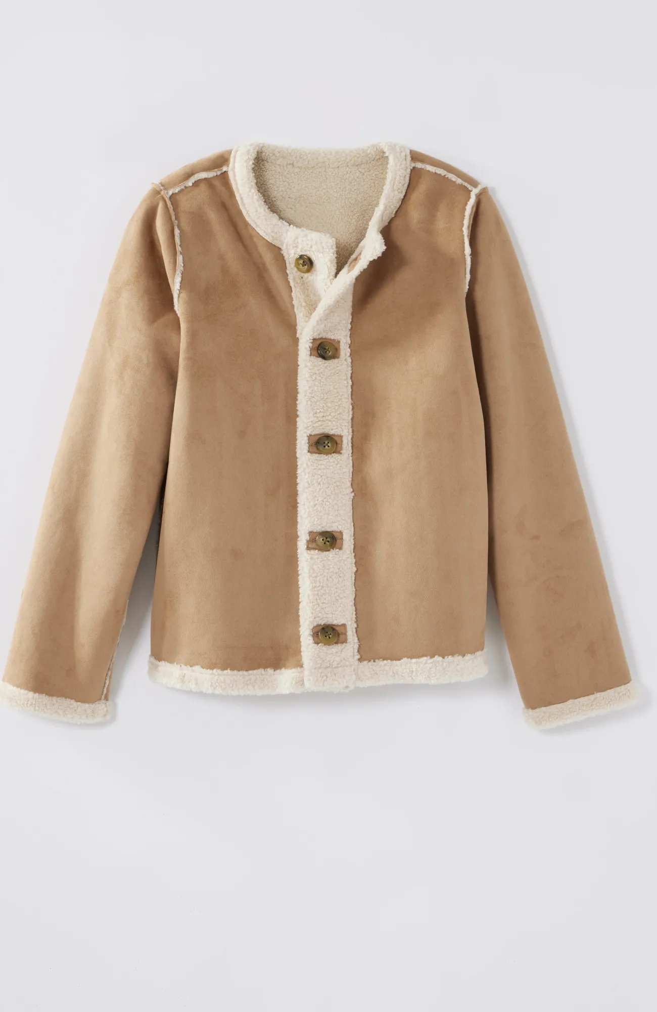 J.Jill Pure Jill Reversible Teddy Jacket Oatmeal/camel Online