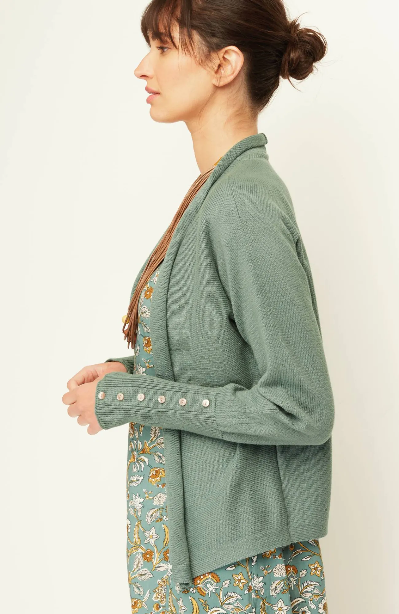 J.Jill Pure Jill Ribbed Button-Cuffed Cardi Best Sale