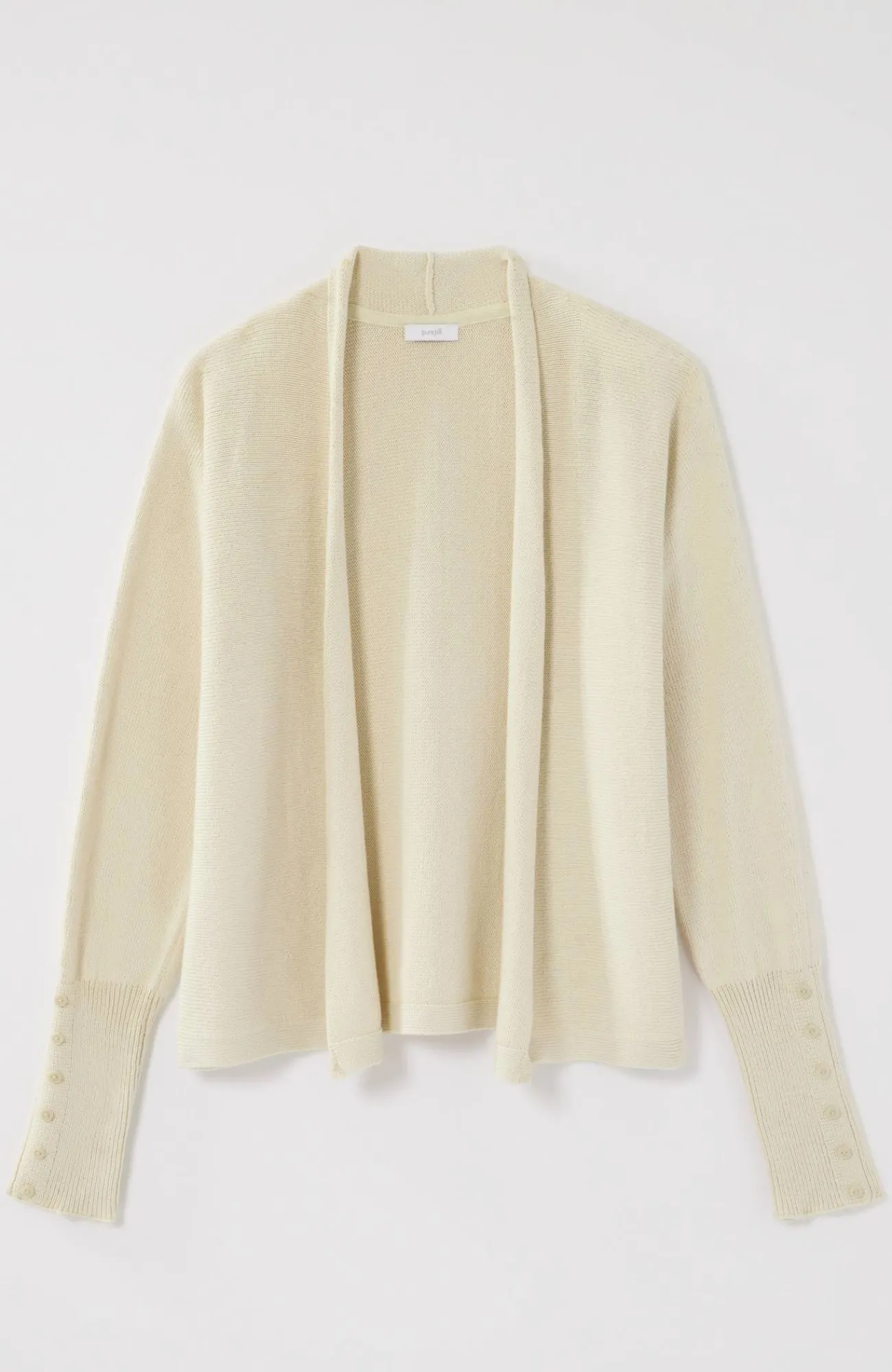 J.Jill Pure Jill Ribbed Button-Cuffed Cardi Best Sale