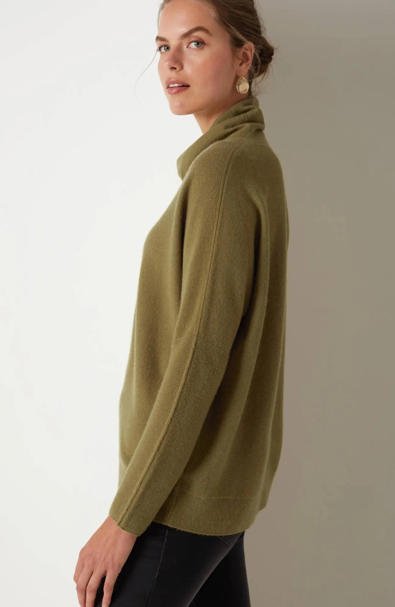 J.Jill Pure Jill Scrunch-Neck Recycled-Cashmere Sweater Online