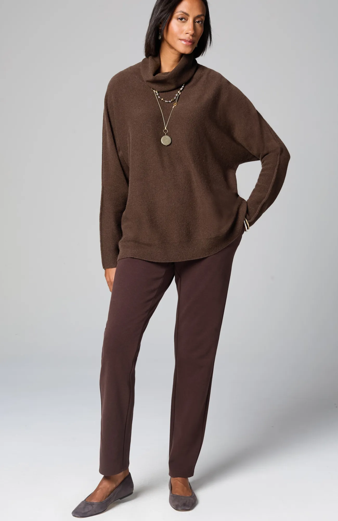 J.Jill Pure Jill Scrunch-Neck Recycled-Cashmere Sweater Online