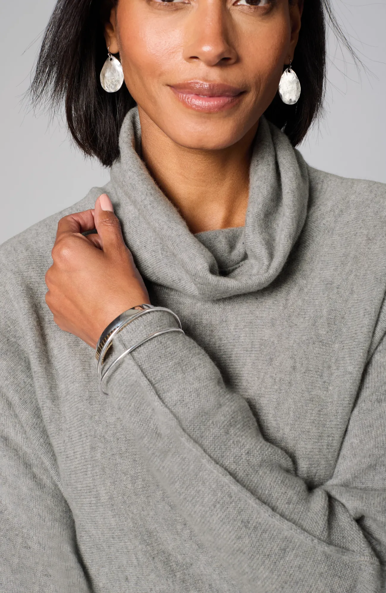 J.Jill Pure Jill Scrunch-Neck Recycled-Cashmere Sweater Online