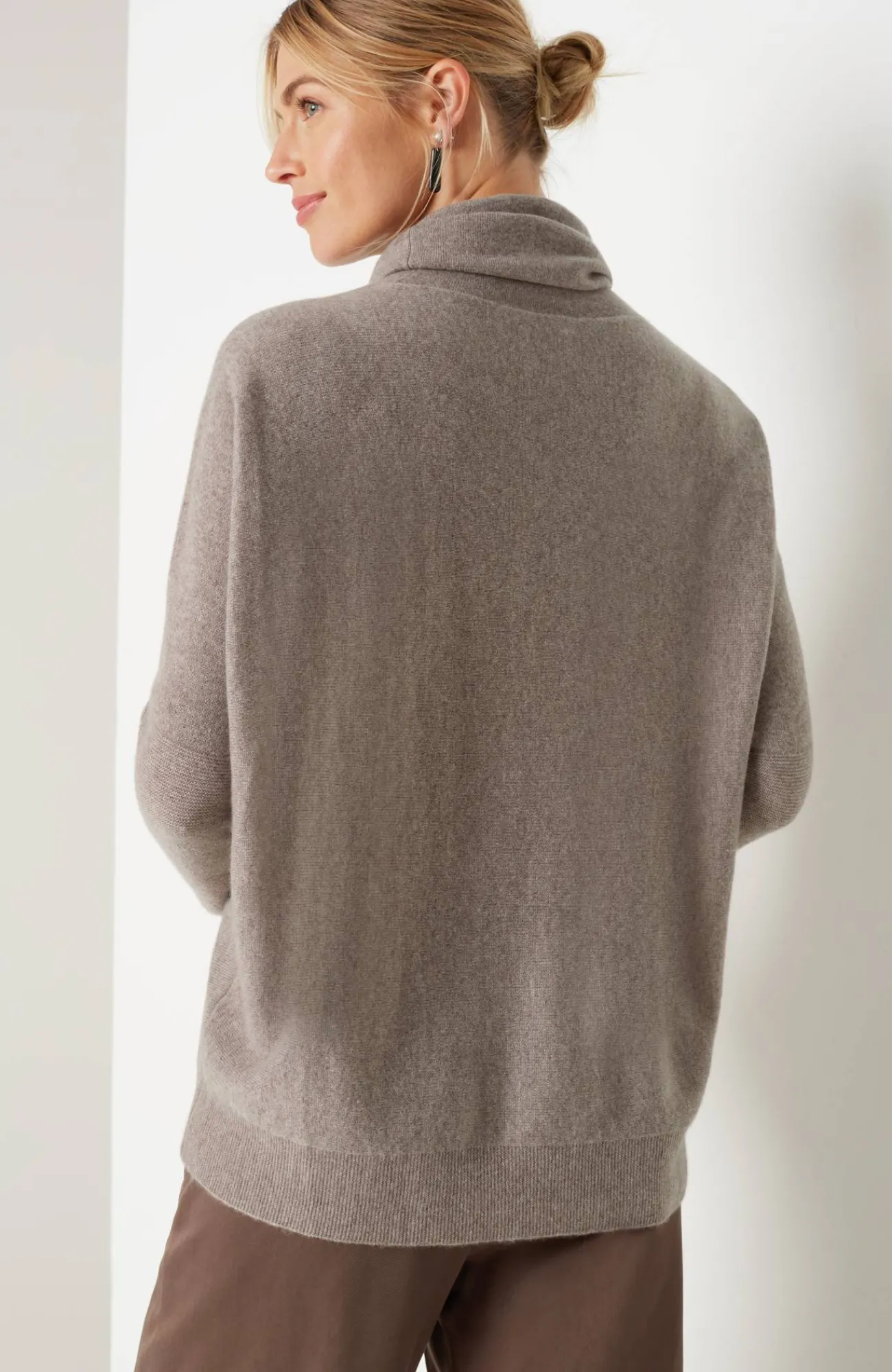 J.Jill Pure Jill Scrunch-Neck Recycled-Cashmere Sweater Online