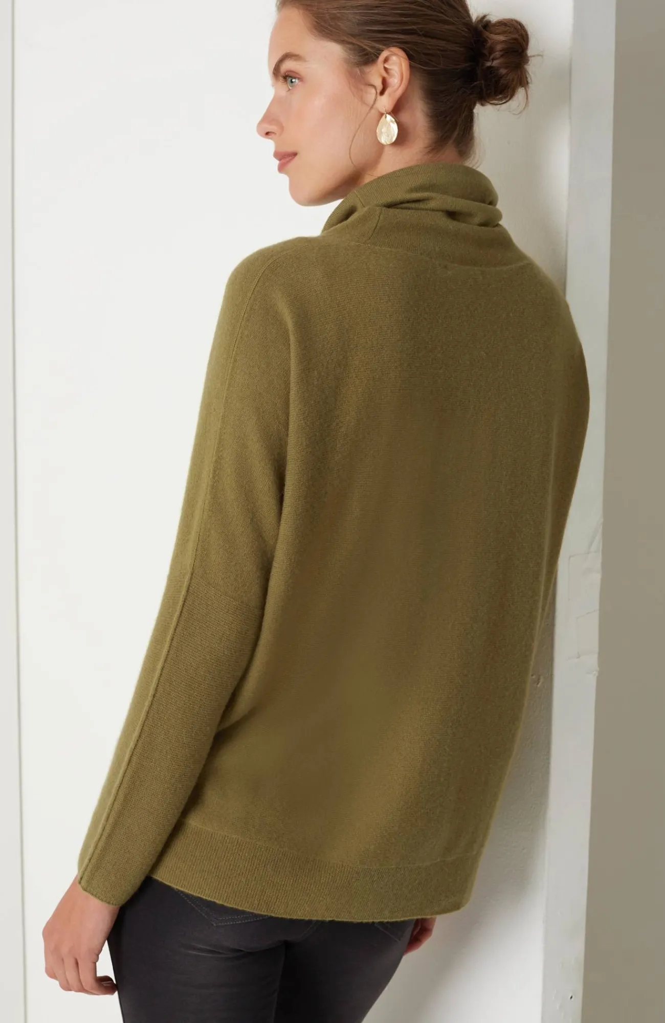 J.Jill Pure Jill Scrunch-Neck Recycled-Cashmere Sweater Online
