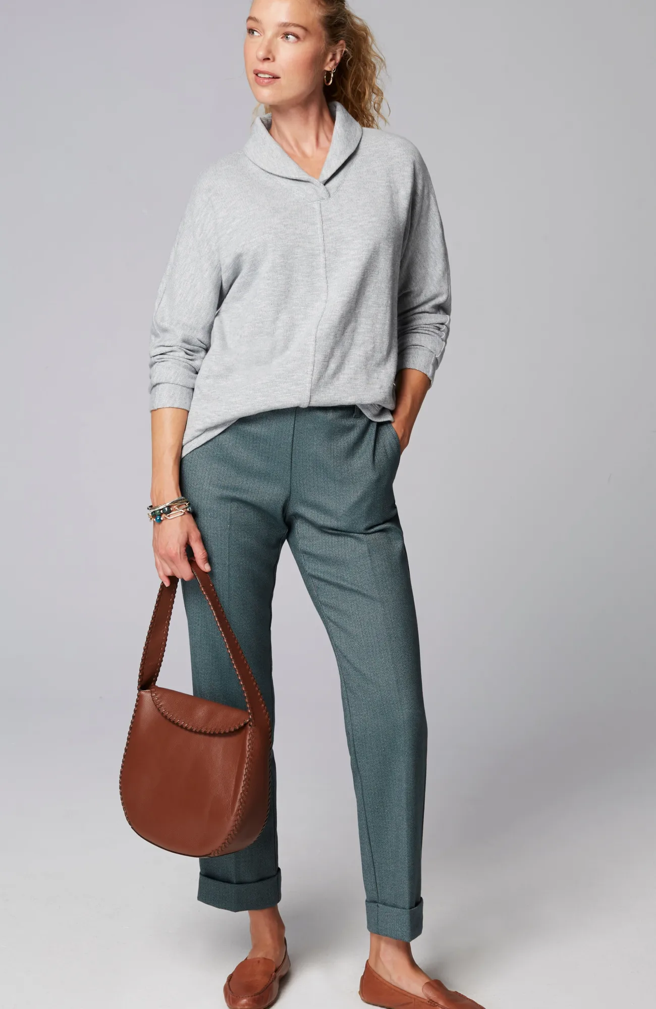 J.Jill Pure Jill Shawl-Collar Dolman Top Flash Sale
