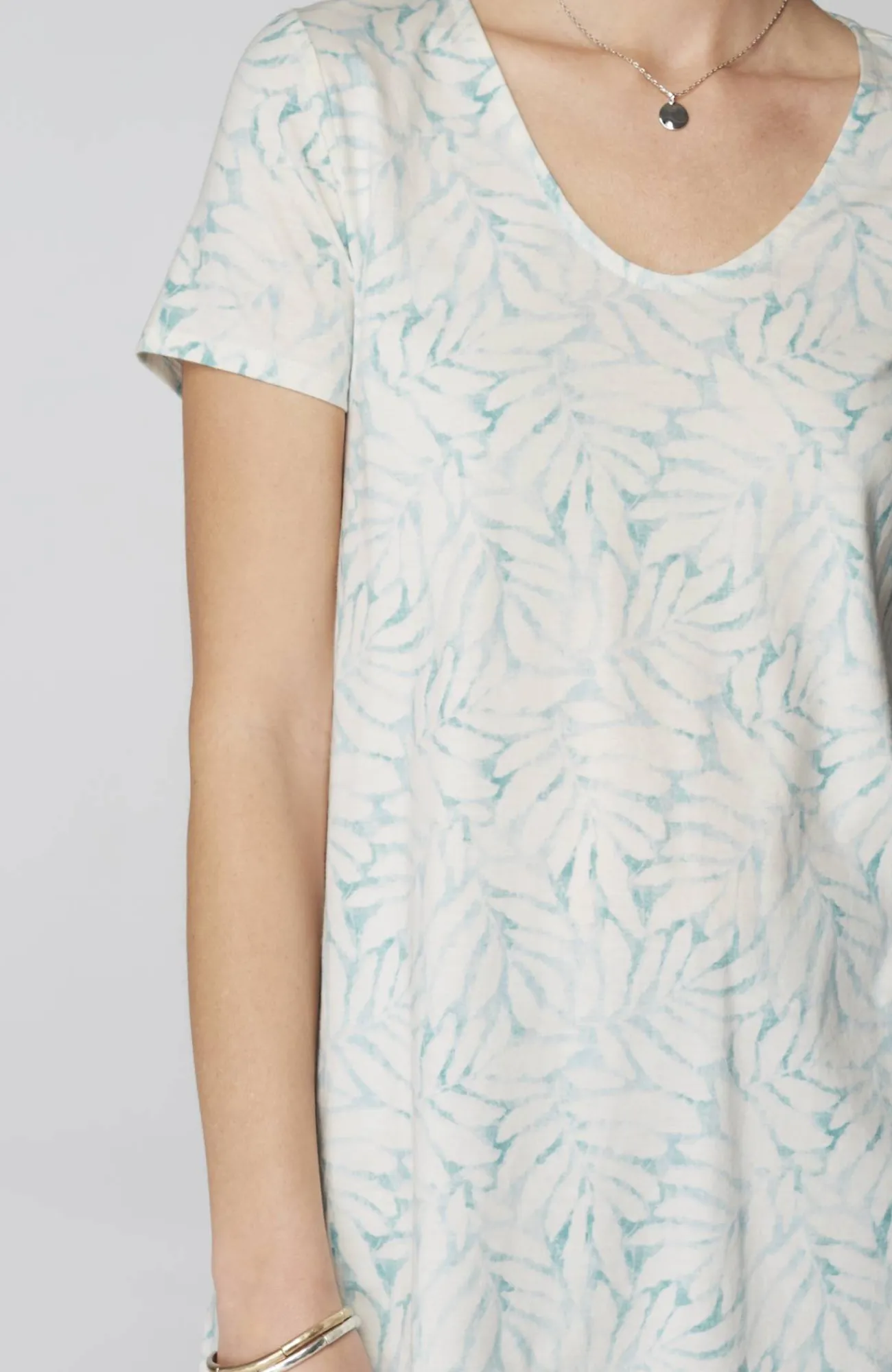 J.Jill Pure Jill Side-Slit Elliptical Tee Sale