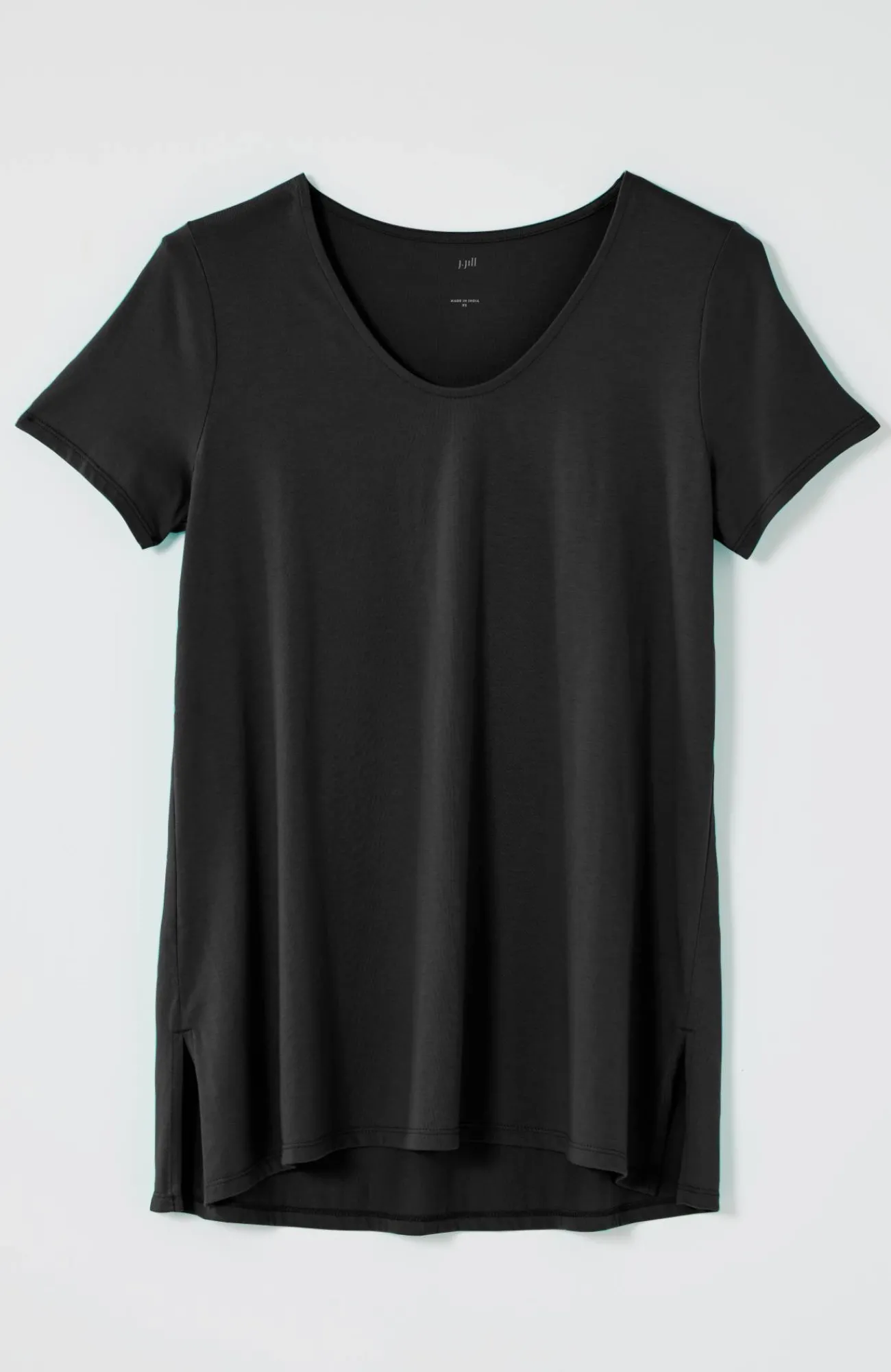 J.Jill Pure Jill Side-Slit Elliptical Tee Sale