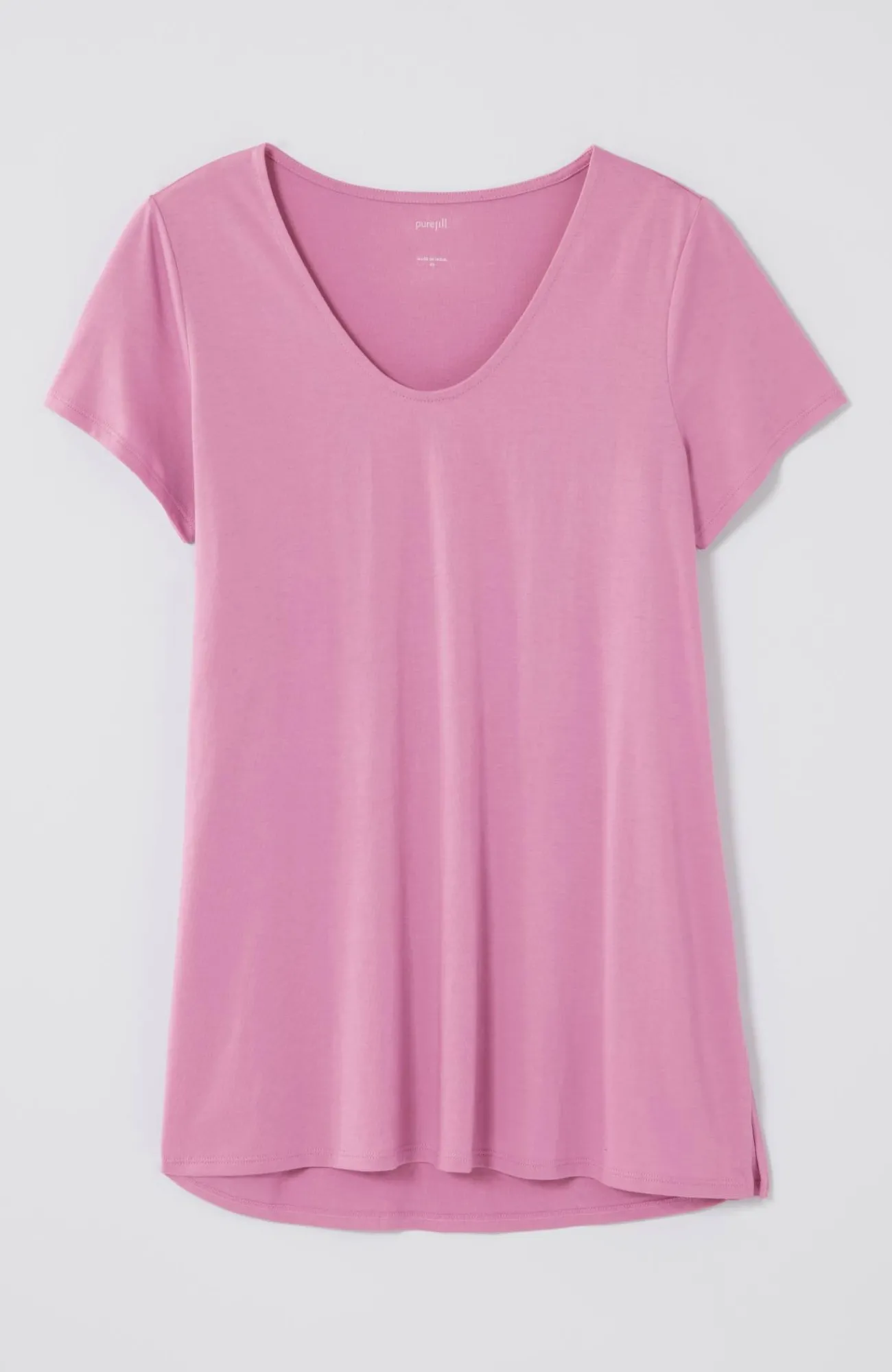 J.Jill Pure Jill Side-Slit Elliptical Tee Sale
