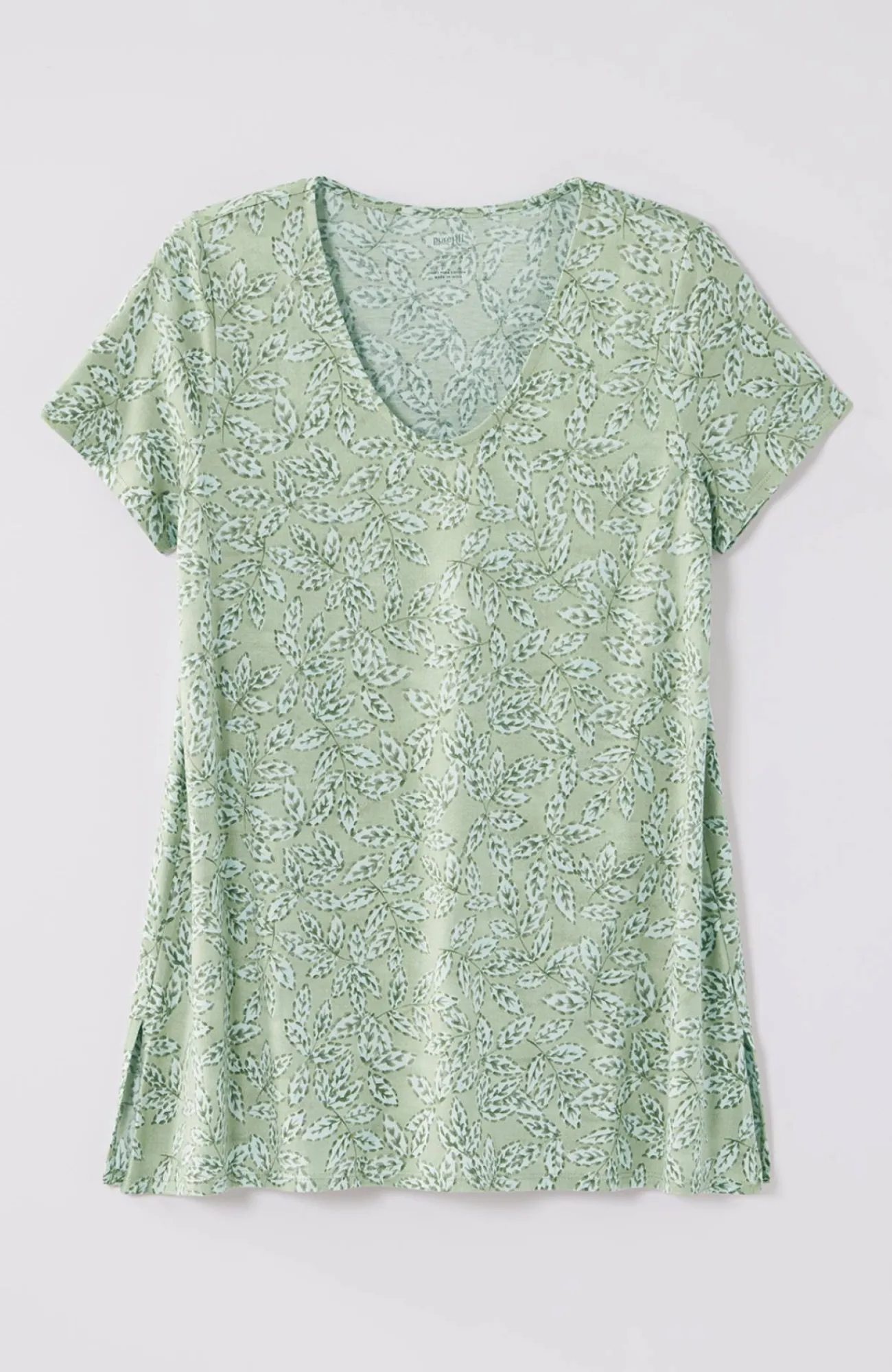J.Jill Pure Jill Side-Slit Elliptical Tee Sale