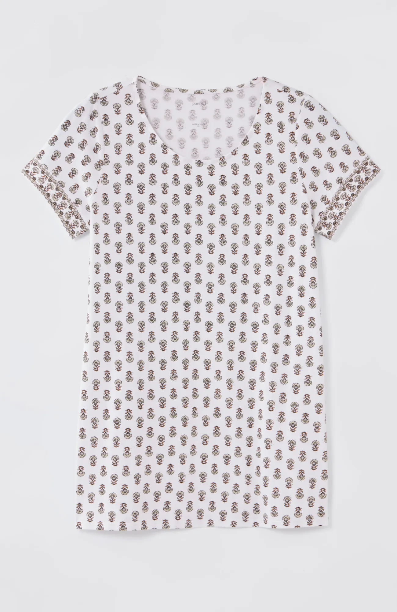 J.Jill Pure Jill Side-Slit Elliptical Tee Sale