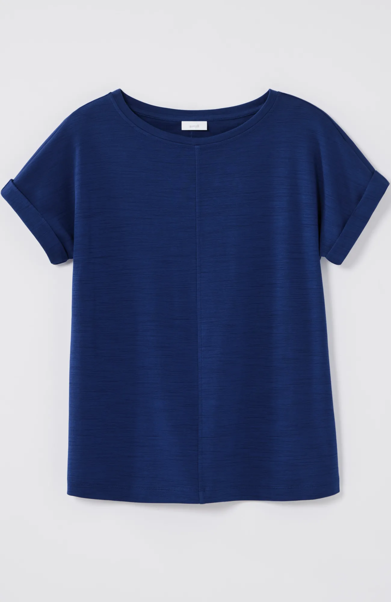 J.Jill Pure Jill Slub Boat-Neck Tee Flash Sale
