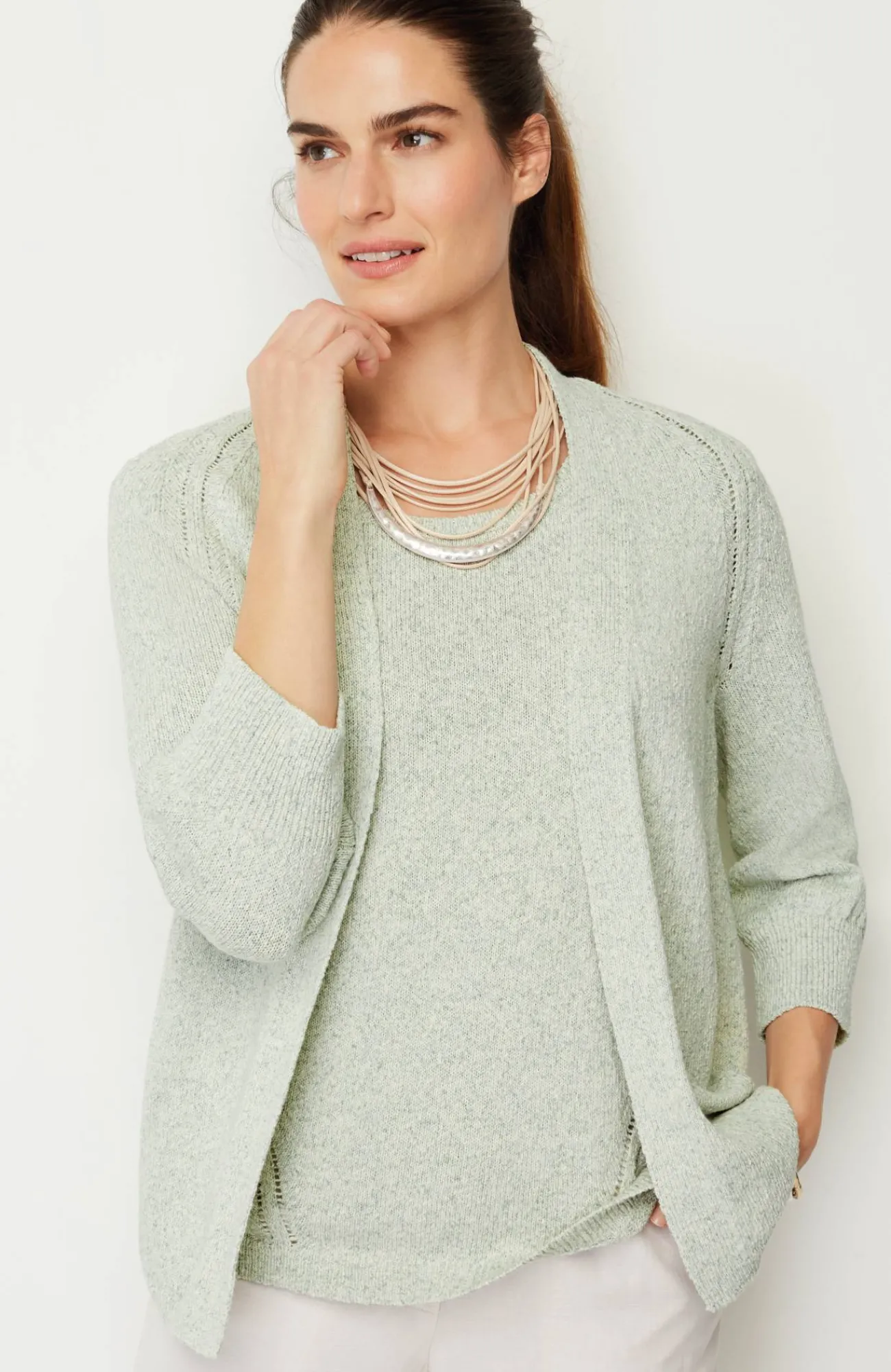 J.Jill Pure Jill Spray-Dyed Cardi Shop