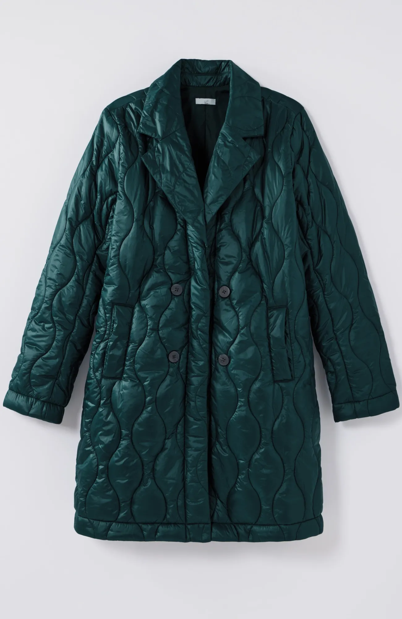 J.Jill Quilted Puffer Coat Dark Teal Store