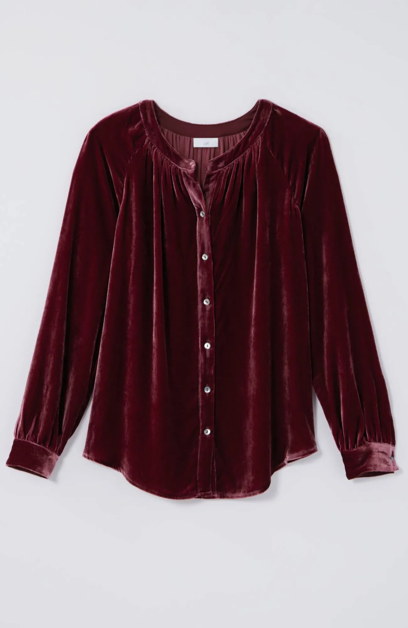 J.Jill Rayon & Silk Velvet Blouse Online