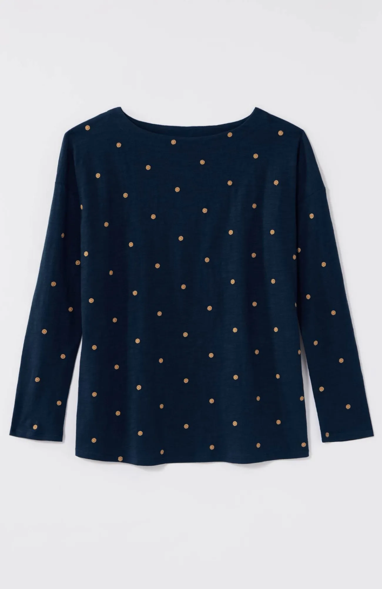 J.Jill Relaxed Boat-Neck Tee Hot