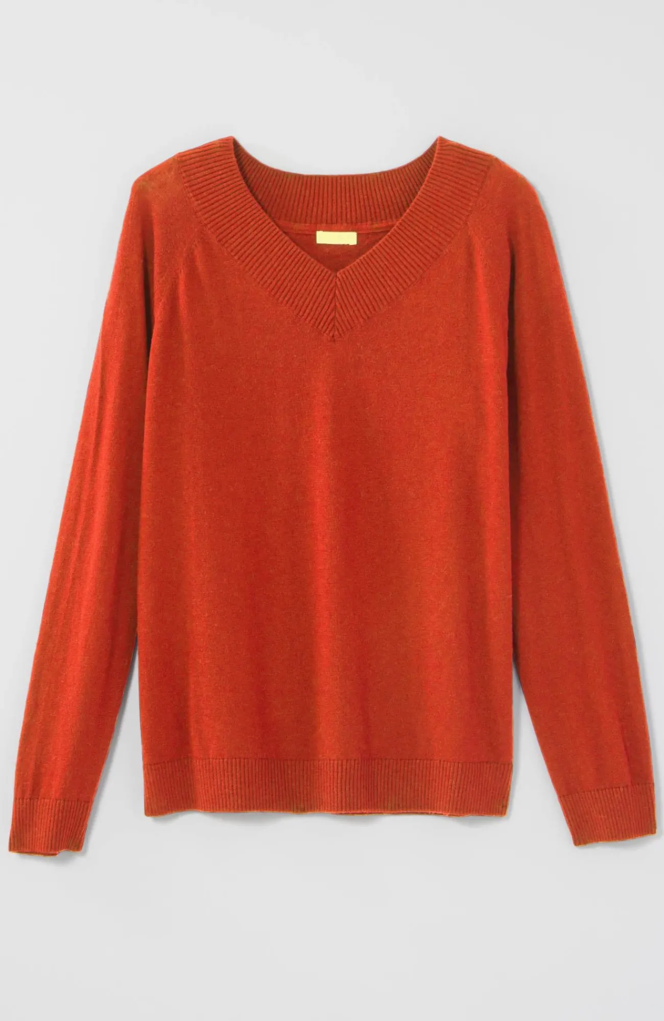 J.Jill Ribbed-Border V-Neck Sweater Shop