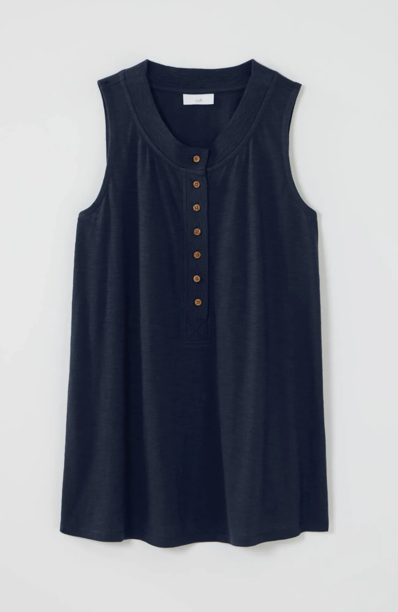 J.Jill Rib-Trim Henley Tank Online