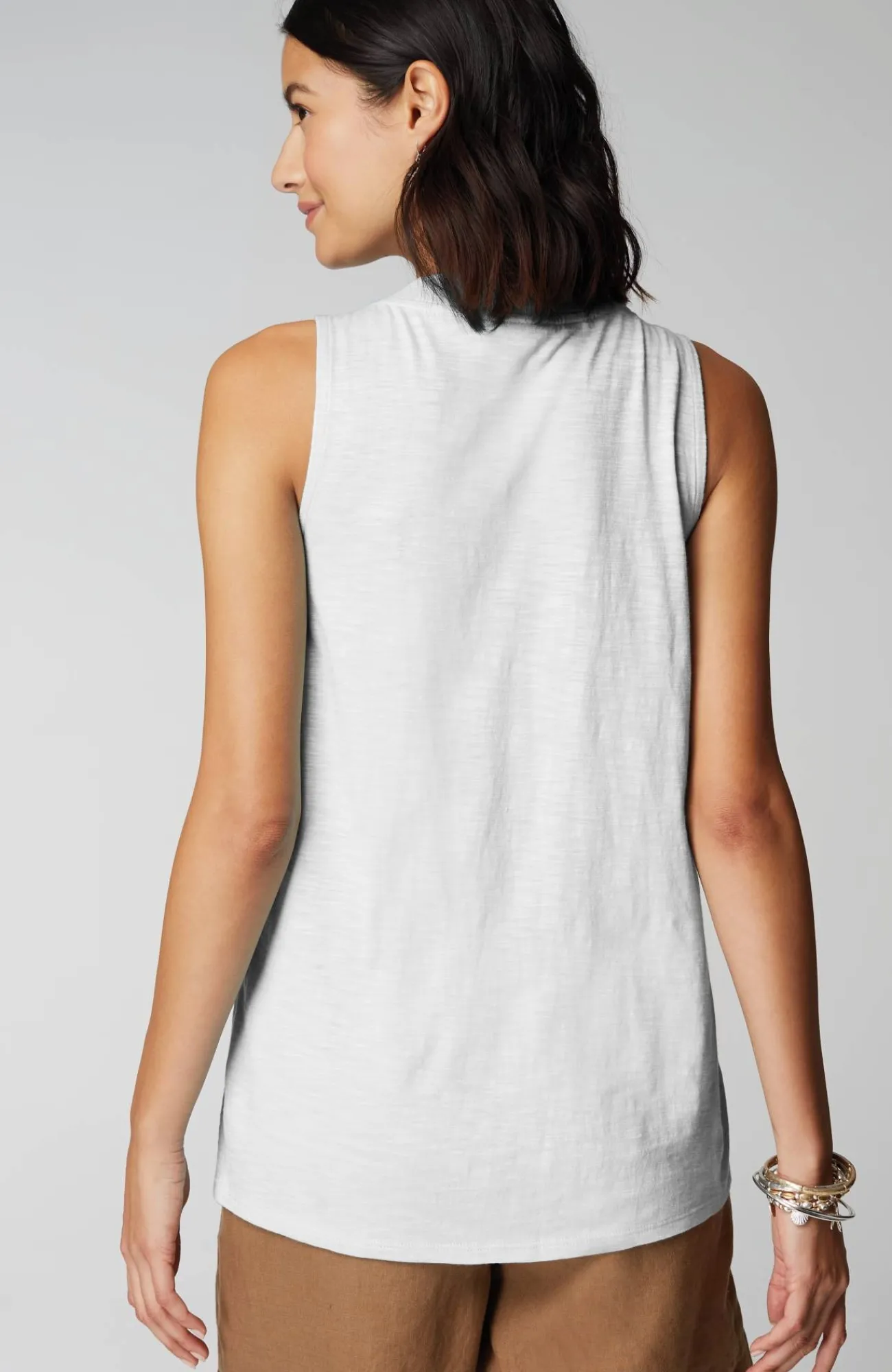 J.Jill Rib-Trim Henley Tank Online