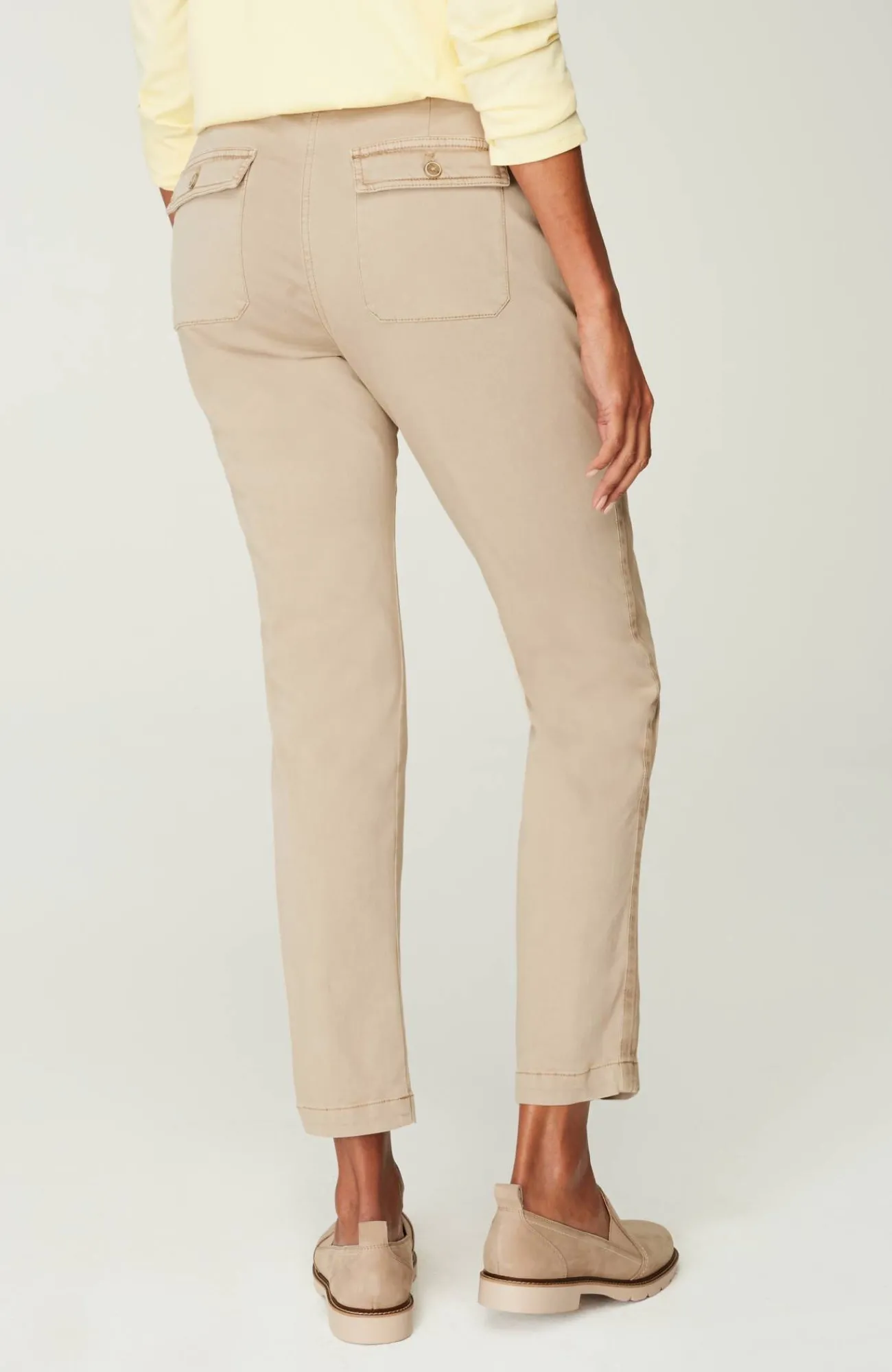 J.Jill Sateen Slim-Leg Pants Best