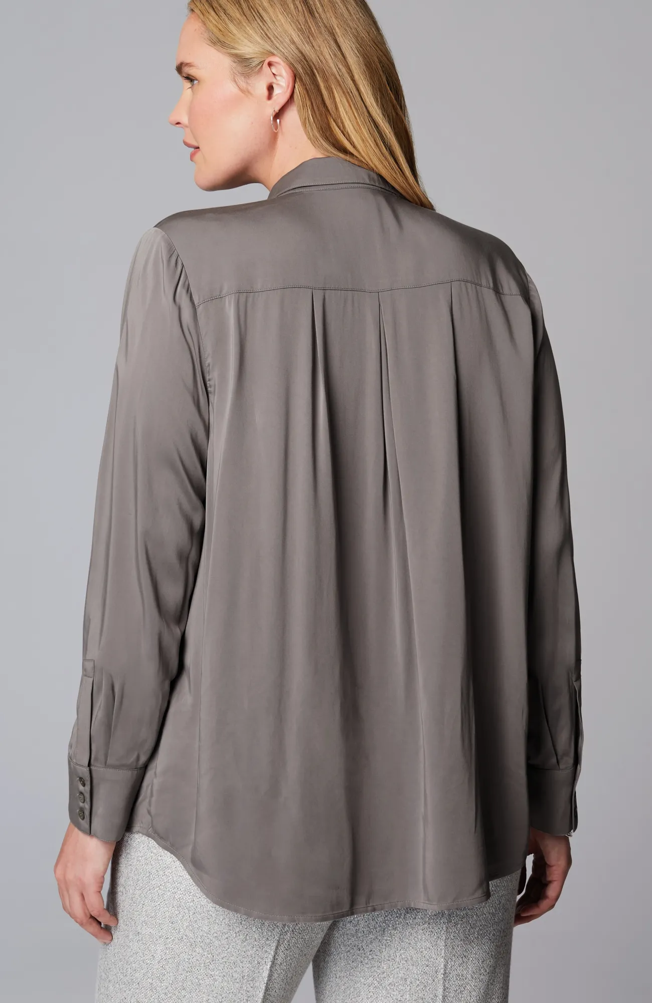 J.Jill Satin A-Line Shirt Cheap