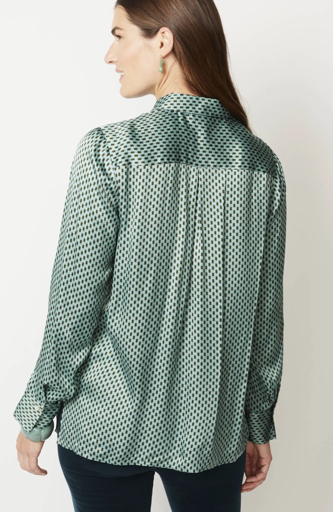 J.Jill Satin Button-Front Shirt Best Sale