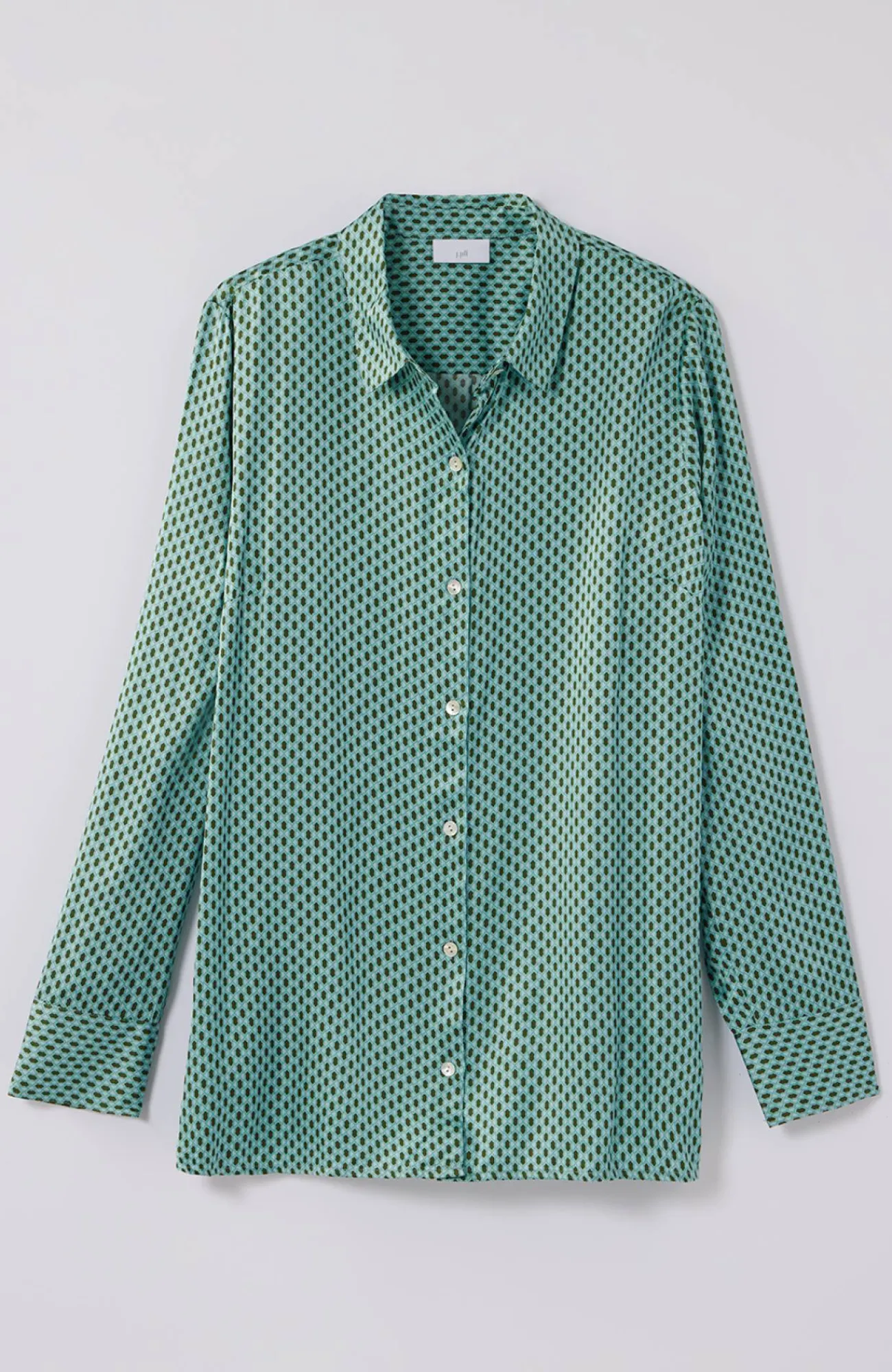J.Jill Satin Button-Front Shirt Best Sale