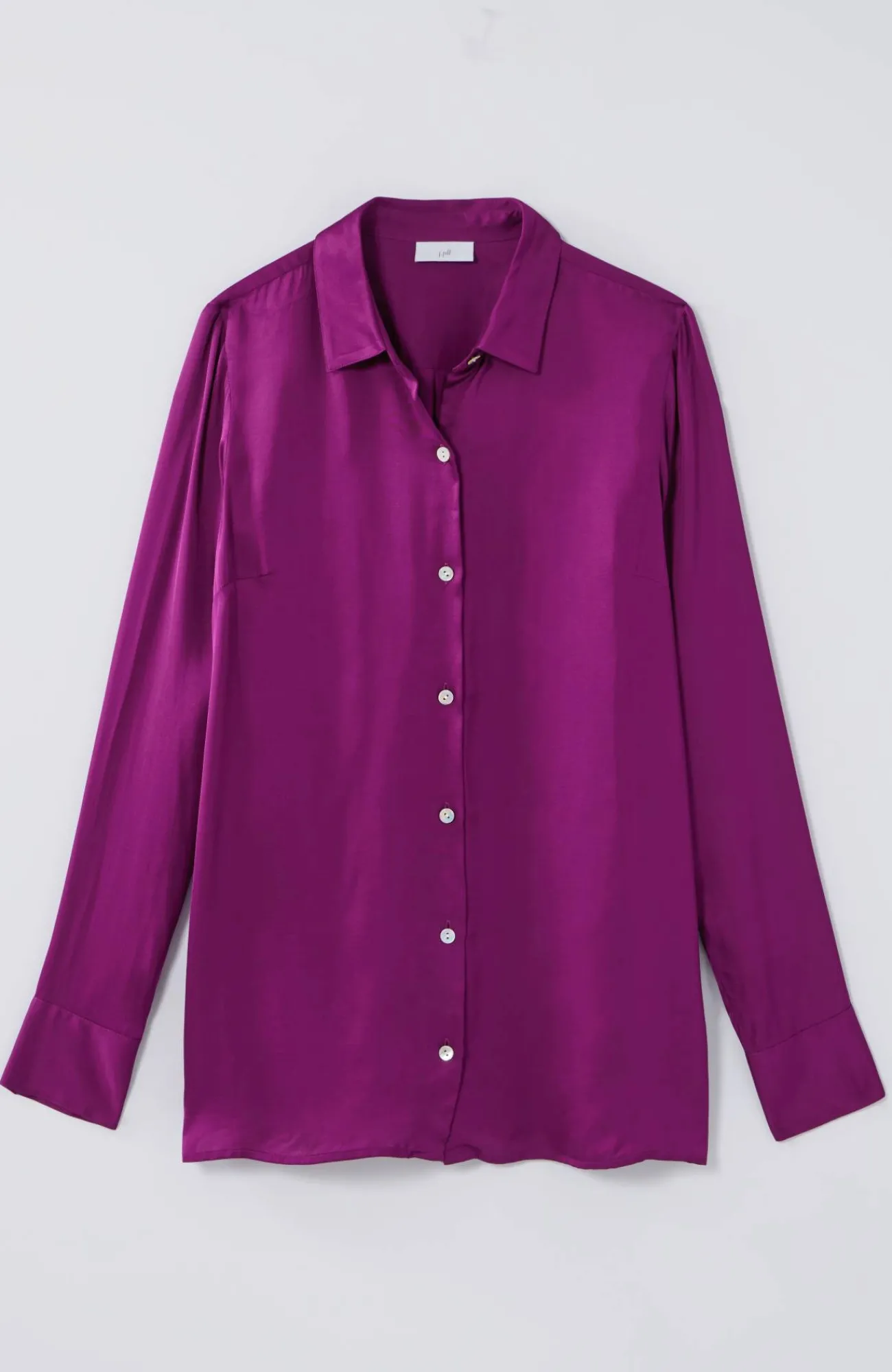 J.Jill Satin Button-Front Shirt Best Sale
