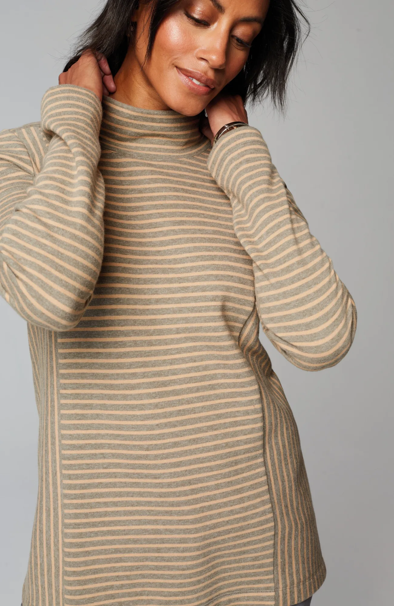 J.Jill Seamed Mock-Neck Top Cheap