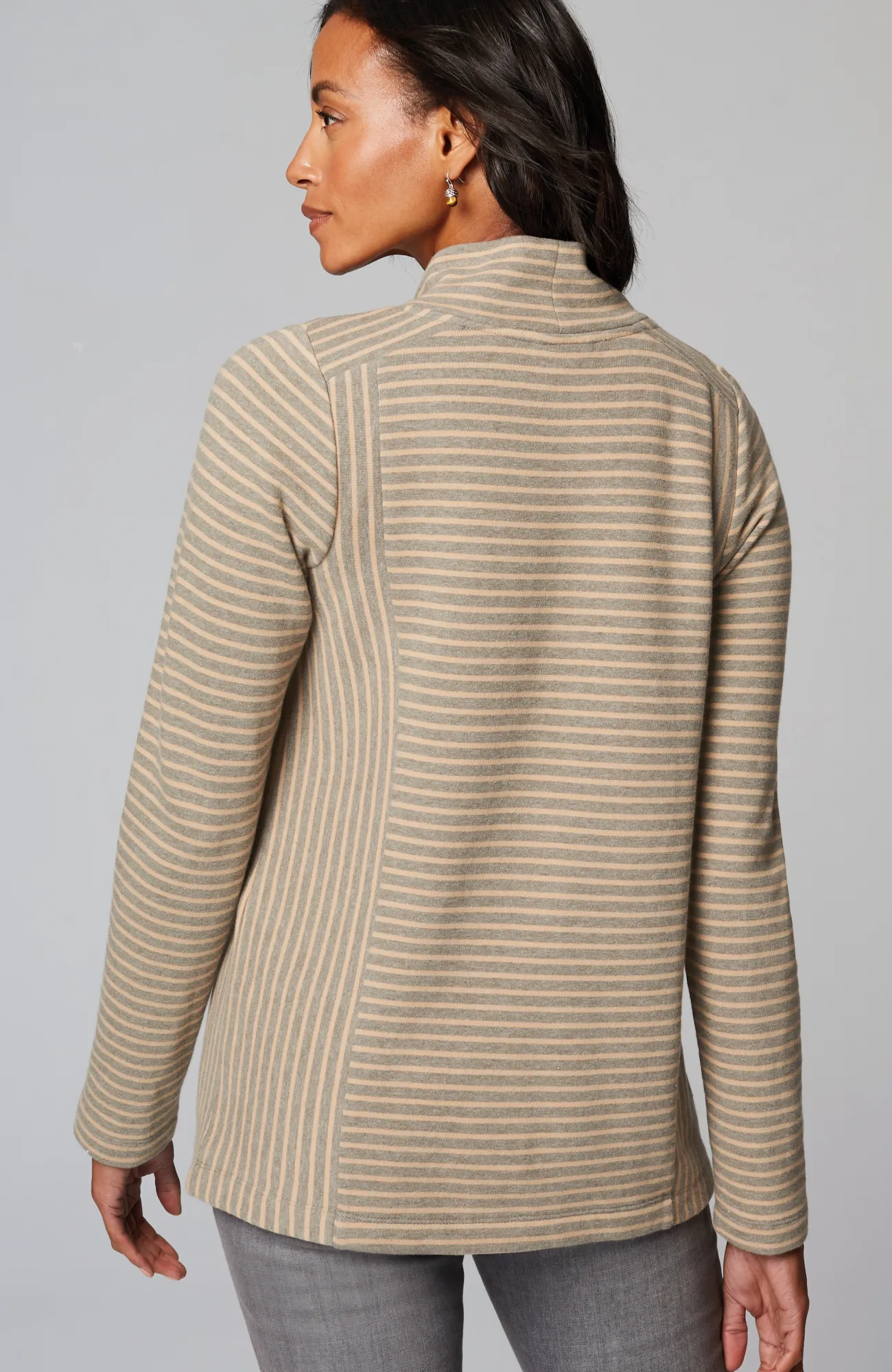 J.Jill Seamed Mock-Neck Top Cheap