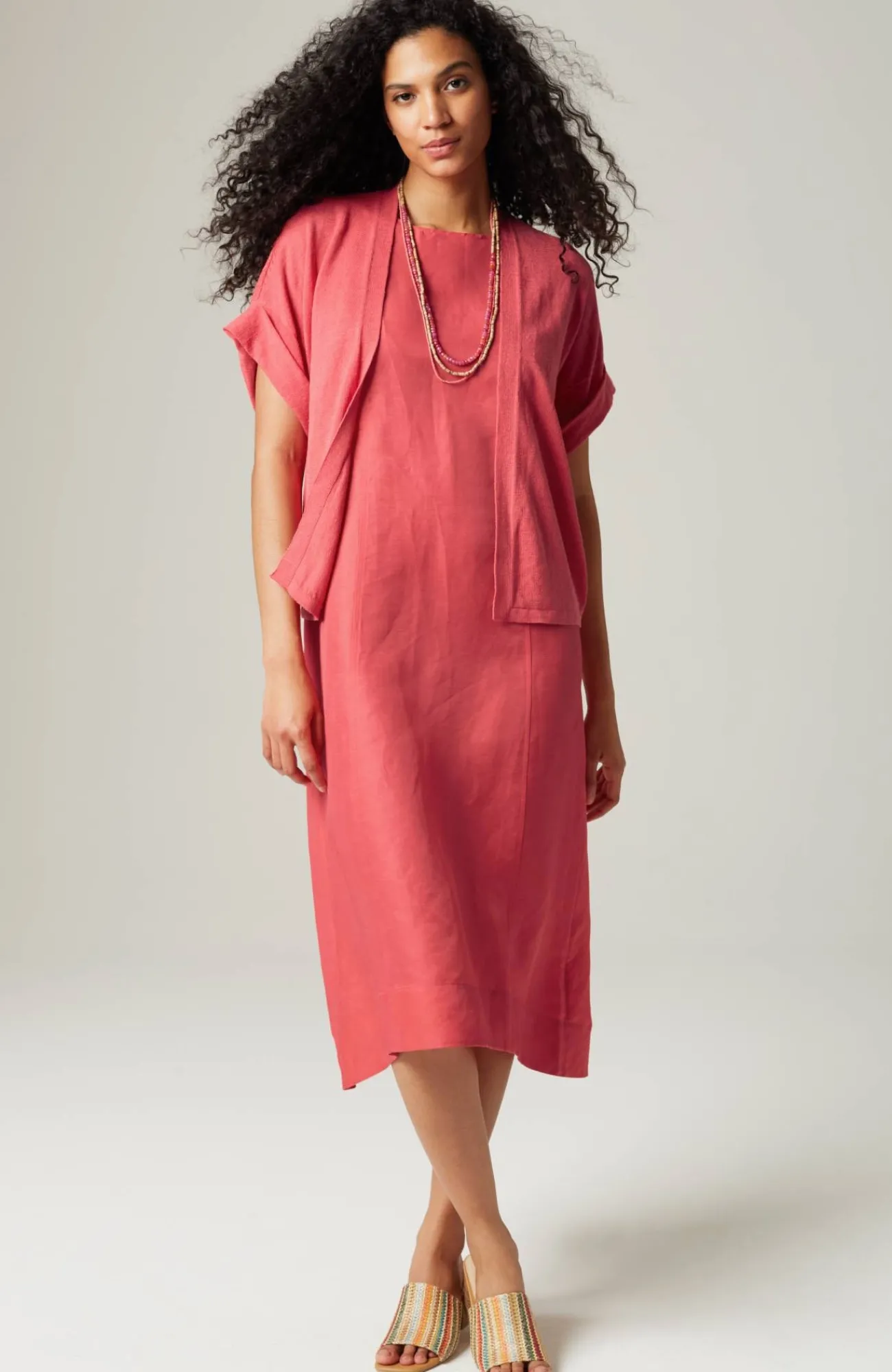 J.Jill Short Cuffed-Sleeve Open-Front Cardi Clearance
