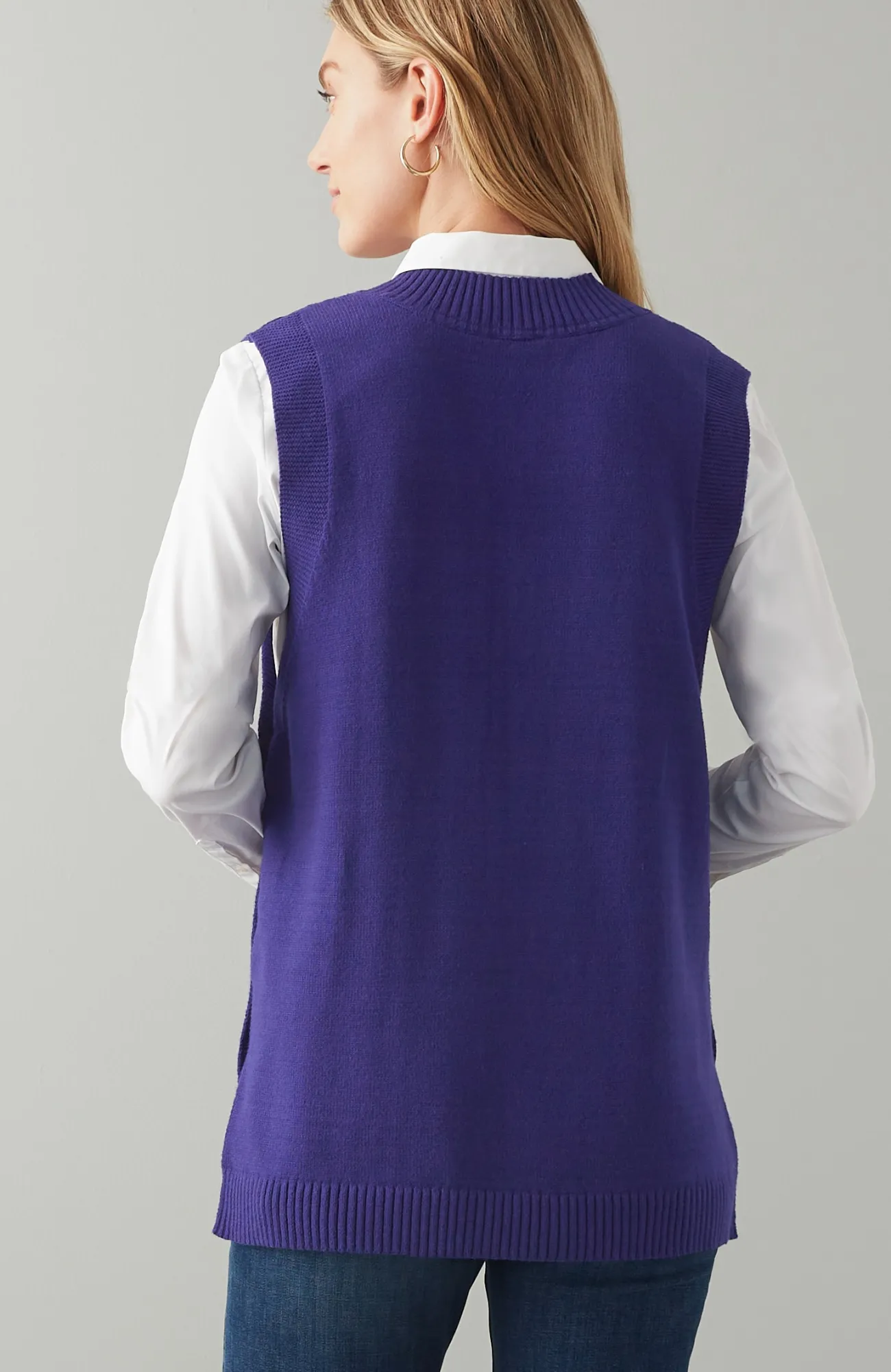 J.Jill Side-Button Vest Best