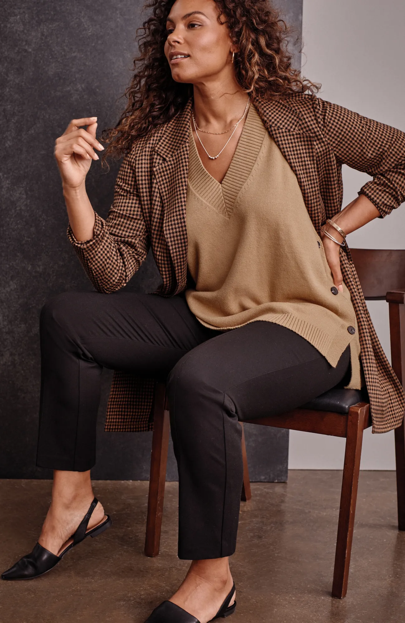 J.Jill Side-Button Vest Best
