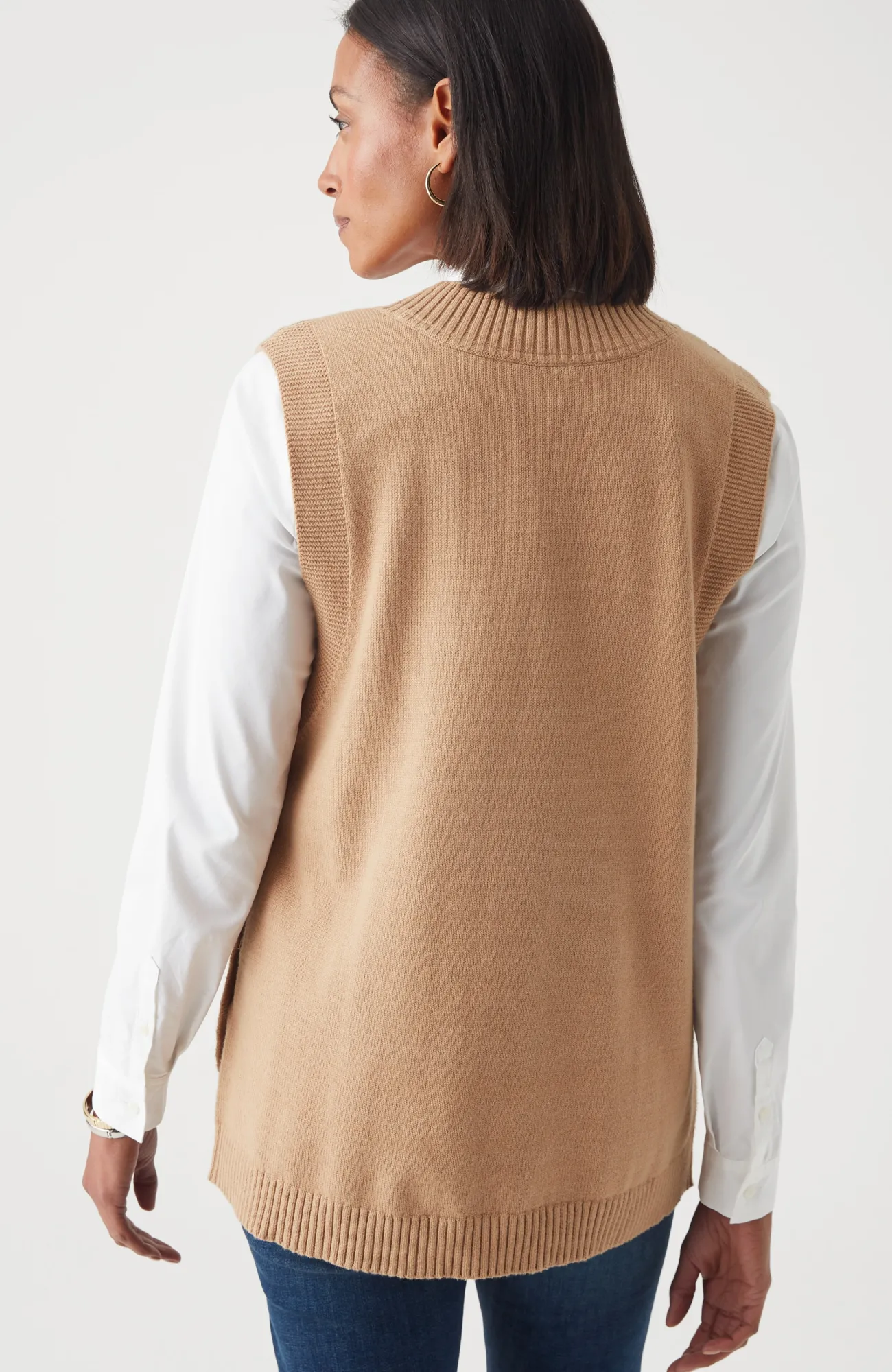 J.Jill Side-Button Vest Best