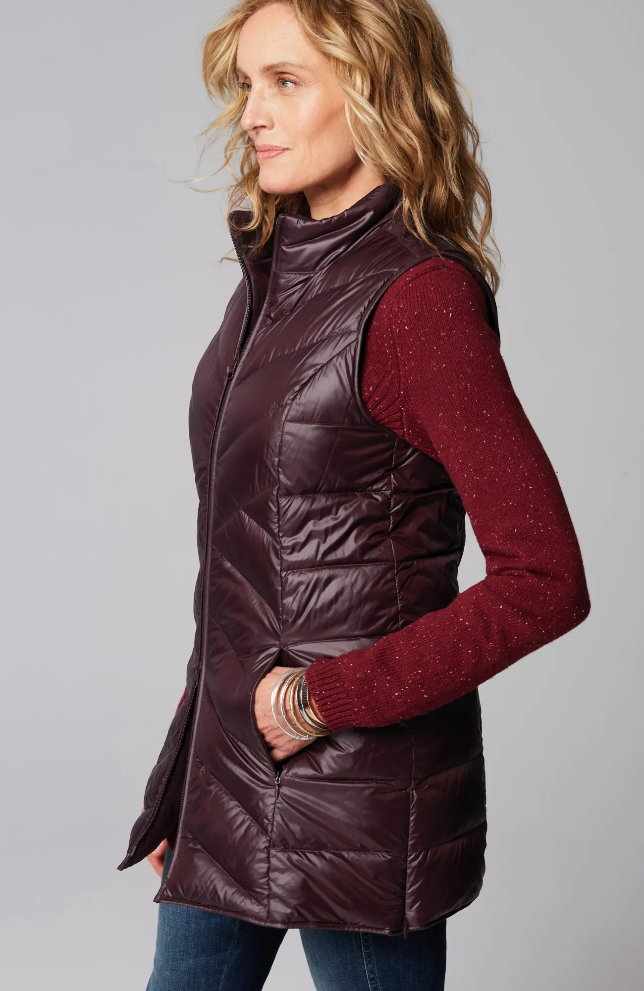 J.Jill Side-Zip Down Puffer Vest Online