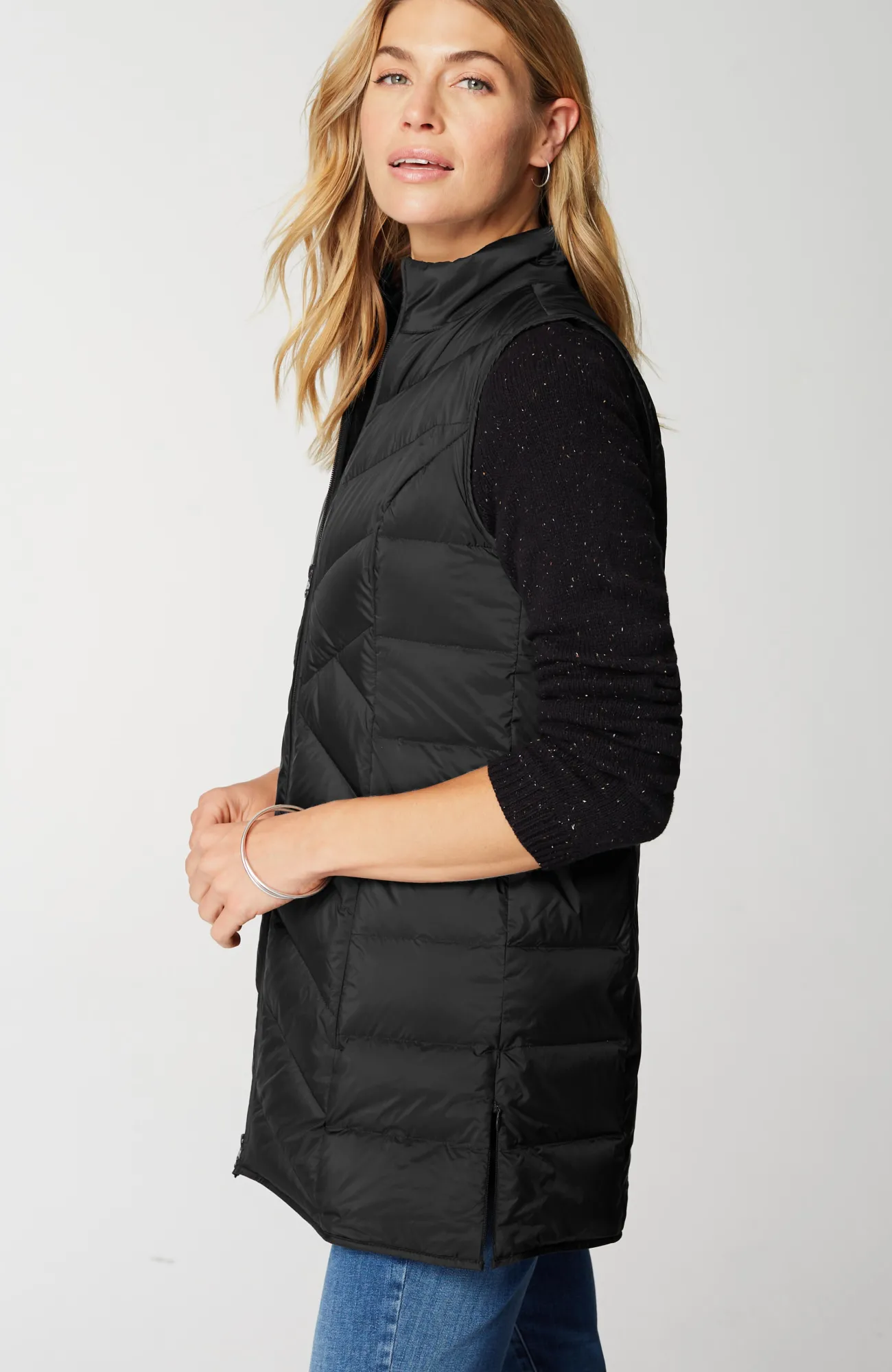 J.Jill Side-Zip Down Puffer Vest Online