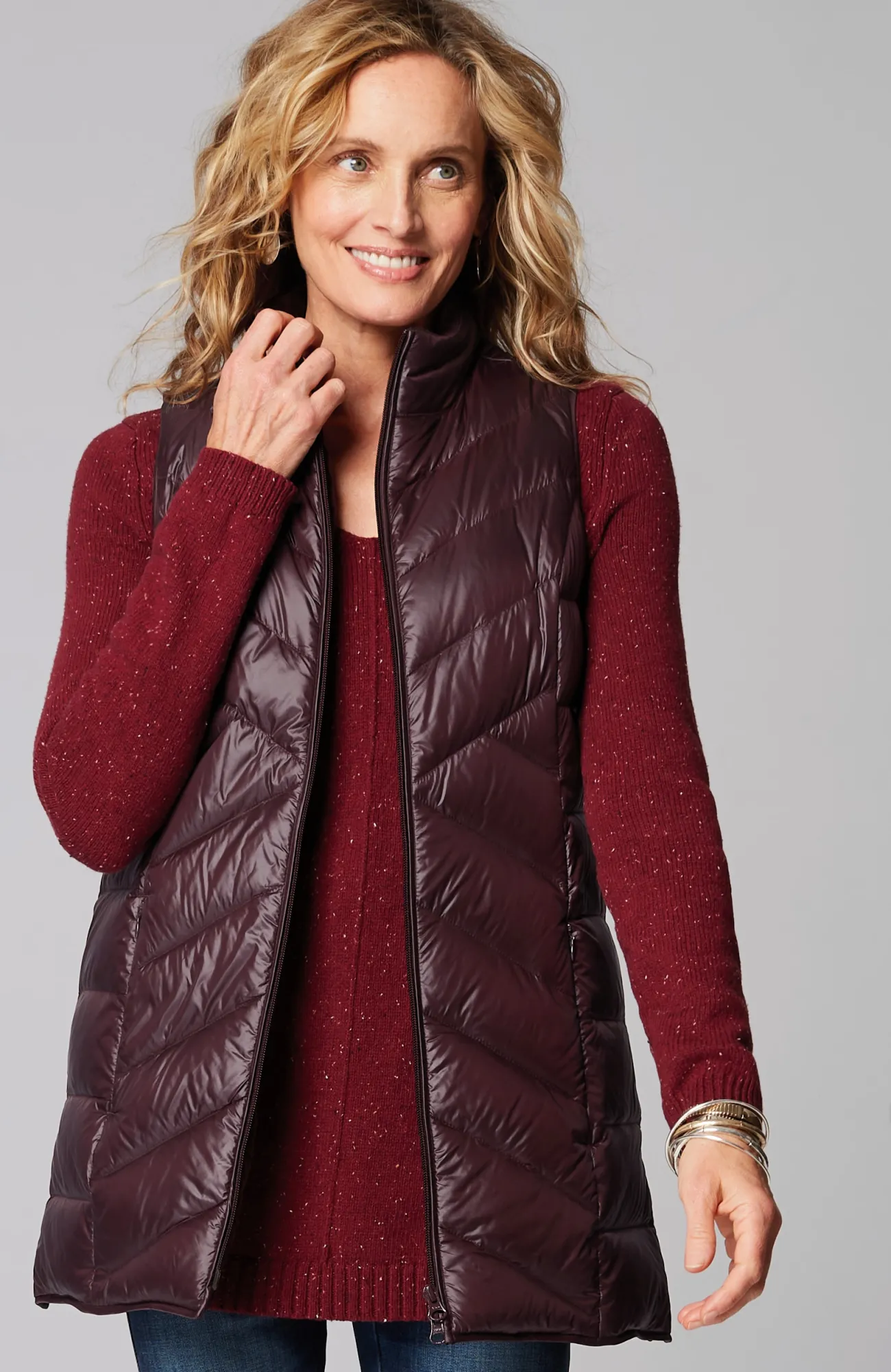 J.Jill Side-Zip Down Puffer Vest Online