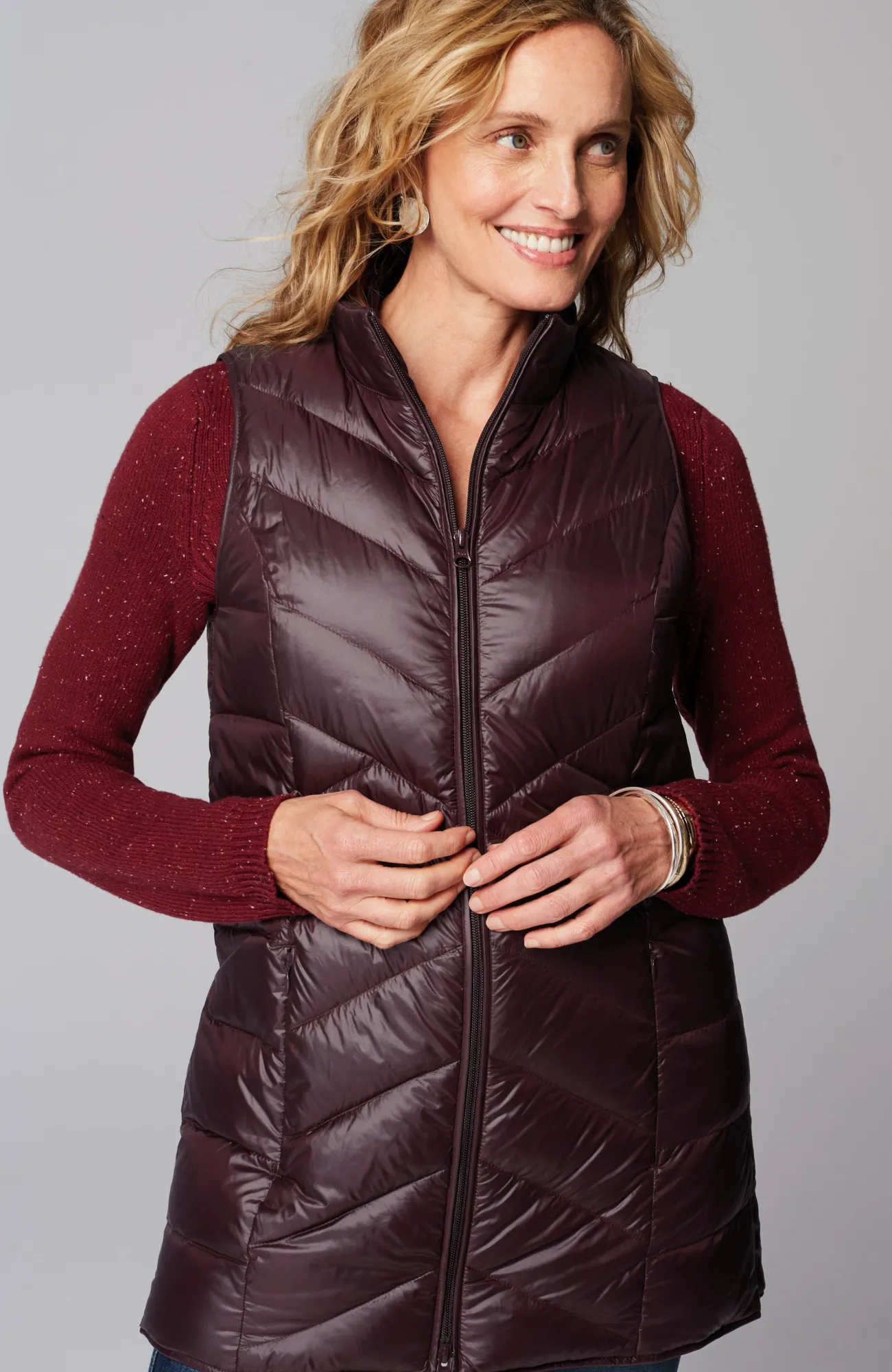J.Jill Side-Zip Down Puffer Vest Online