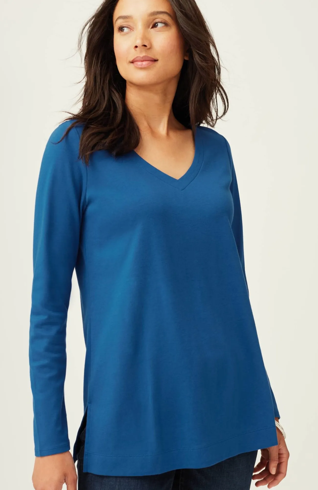 J.Jill Simply Supima® Side-Slit Tunic Cheap