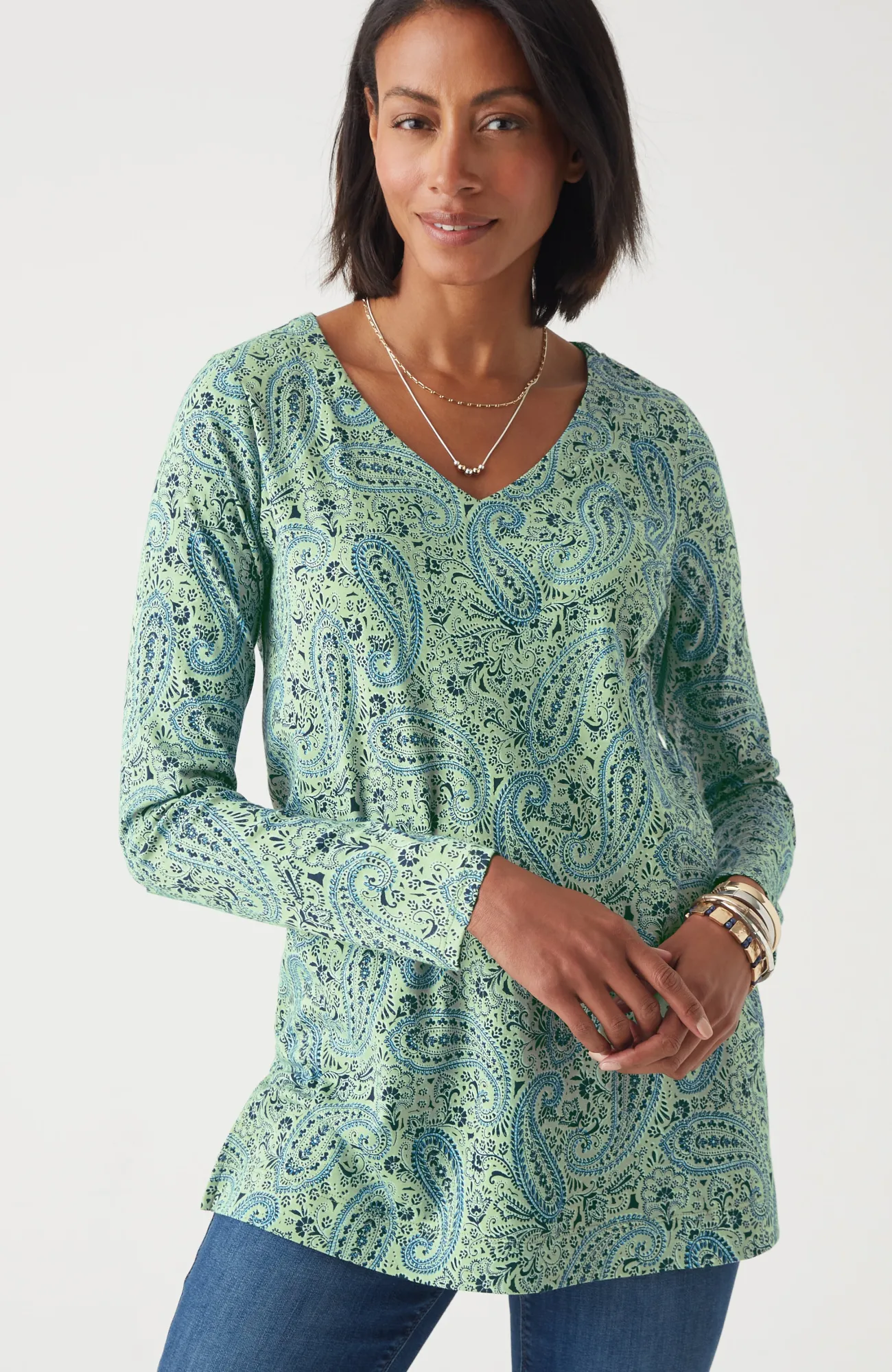J.Jill Simply Supima® Side-Slit Tunic Cheap
