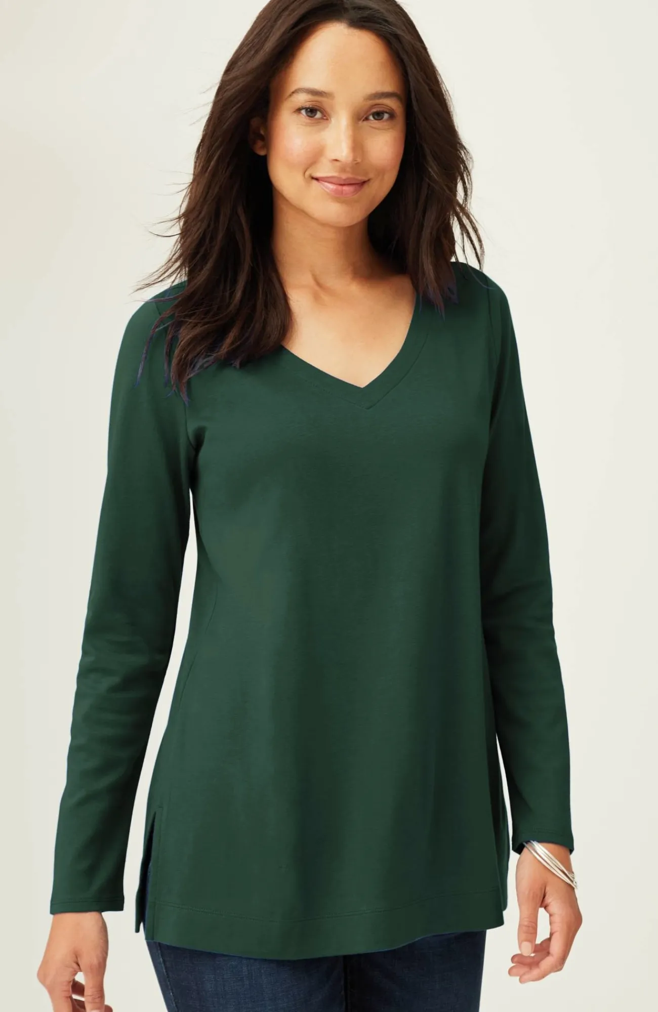 J.Jill Simply Supima® Side-Slit Tunic Cheap