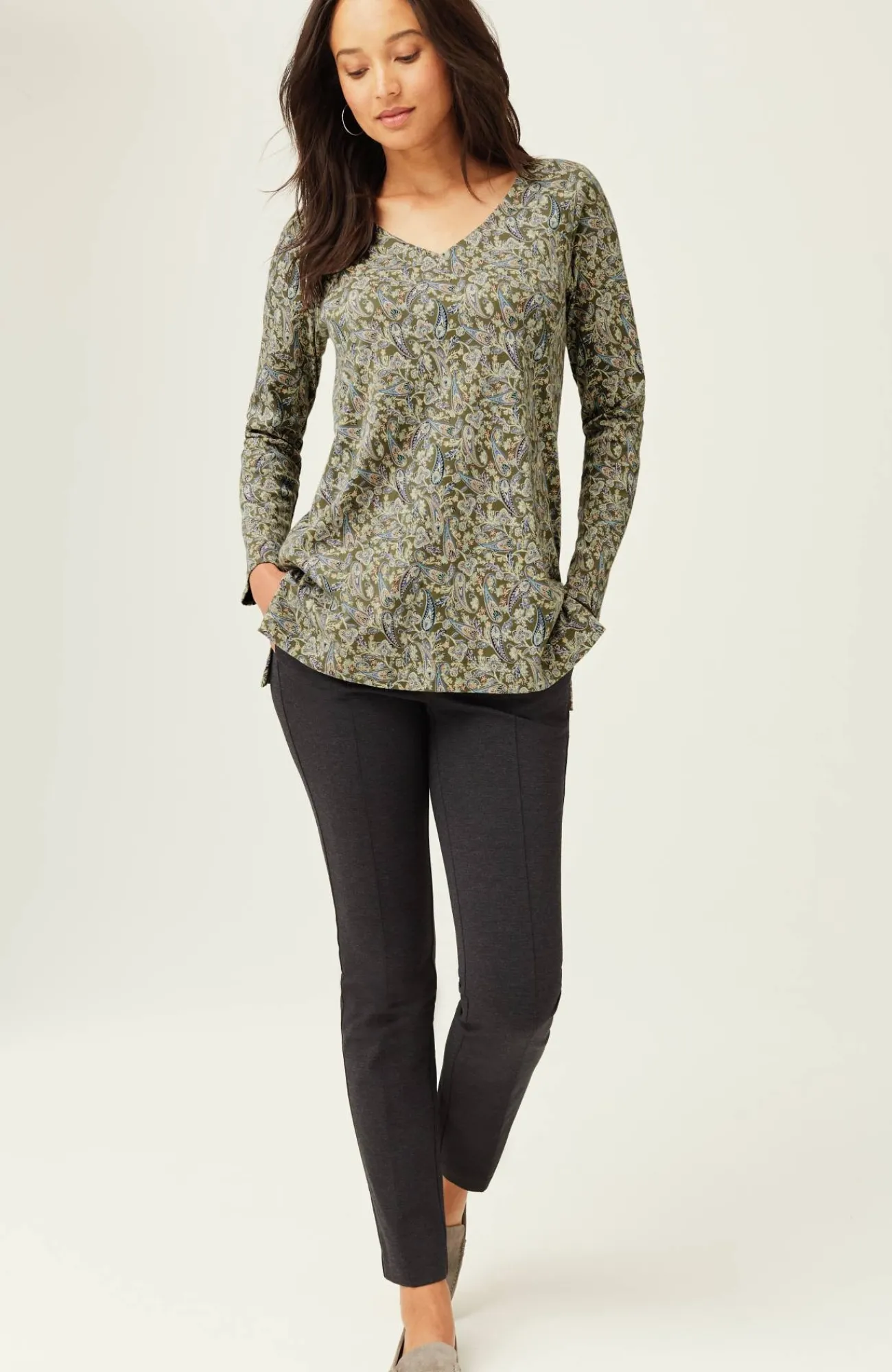 J.Jill Simply Supima® Side-Slit Tunic Cheap