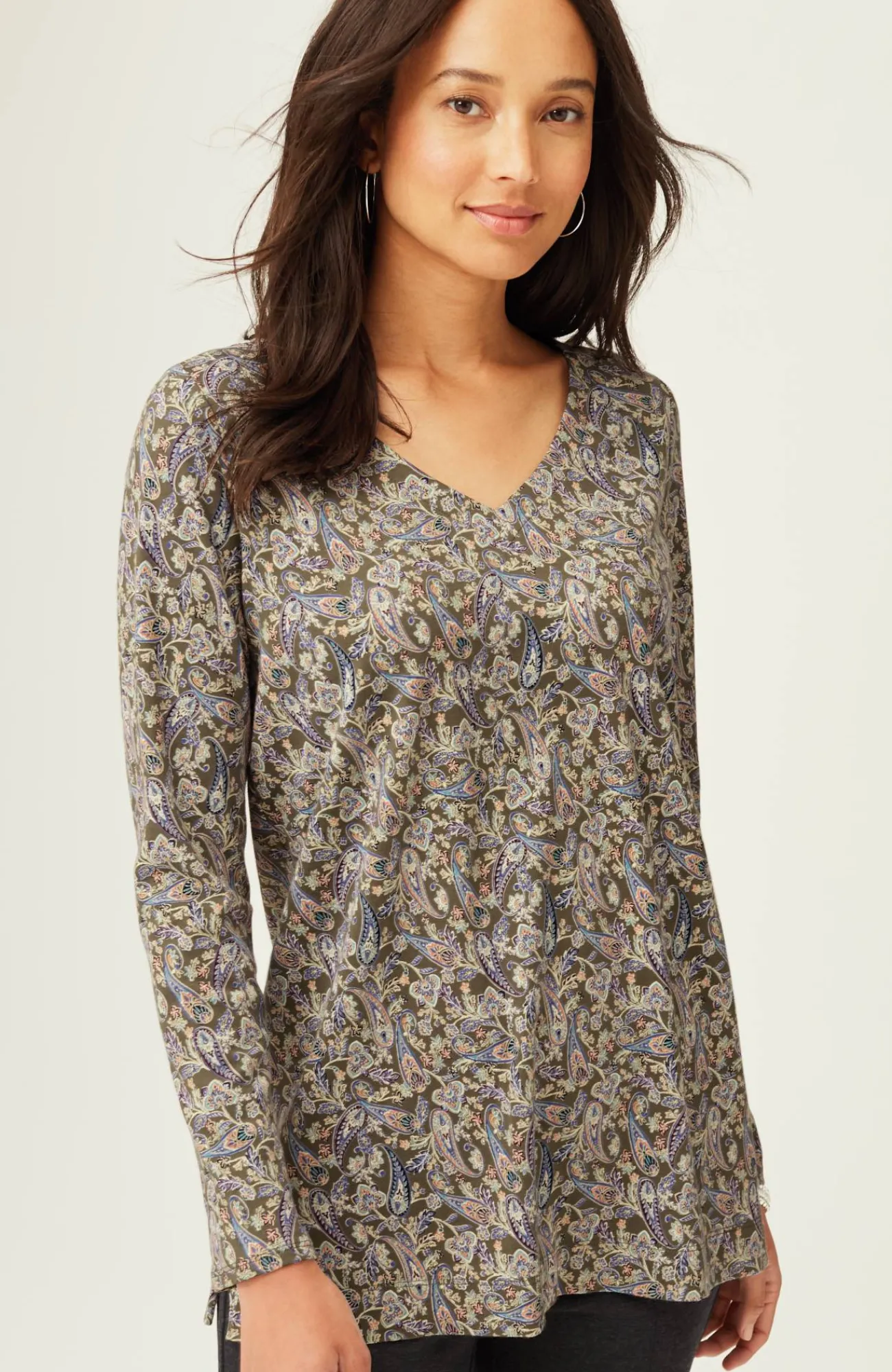 J.Jill Simply Supima® Side-Slit Tunic Cheap