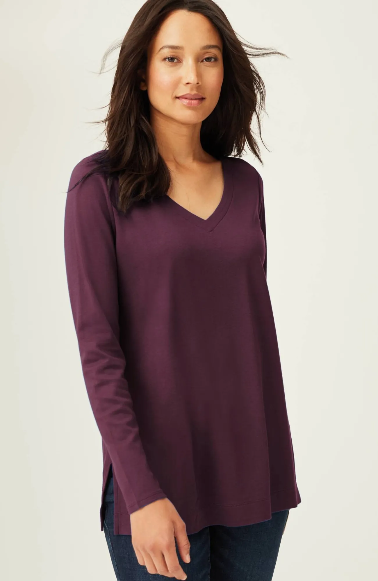 J.Jill Simply Supima® Side-Slit Tunic Cheap
