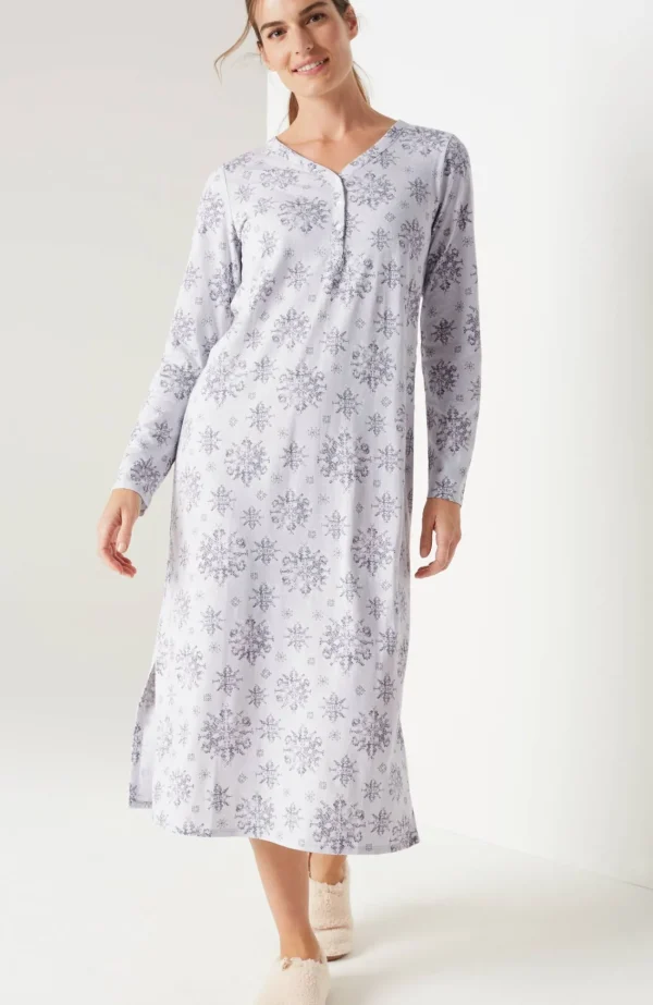 J.Jill Sleep Ultrasoft Long Sleeve Gown Best