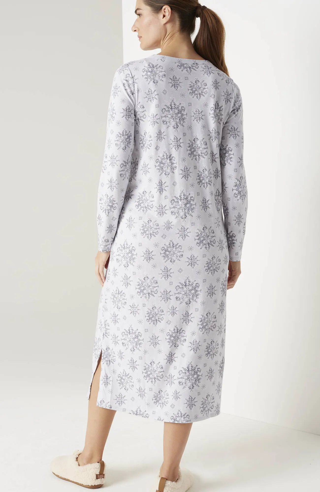 J.Jill Sleep Ultrasoft Long Sleeve Gown Best