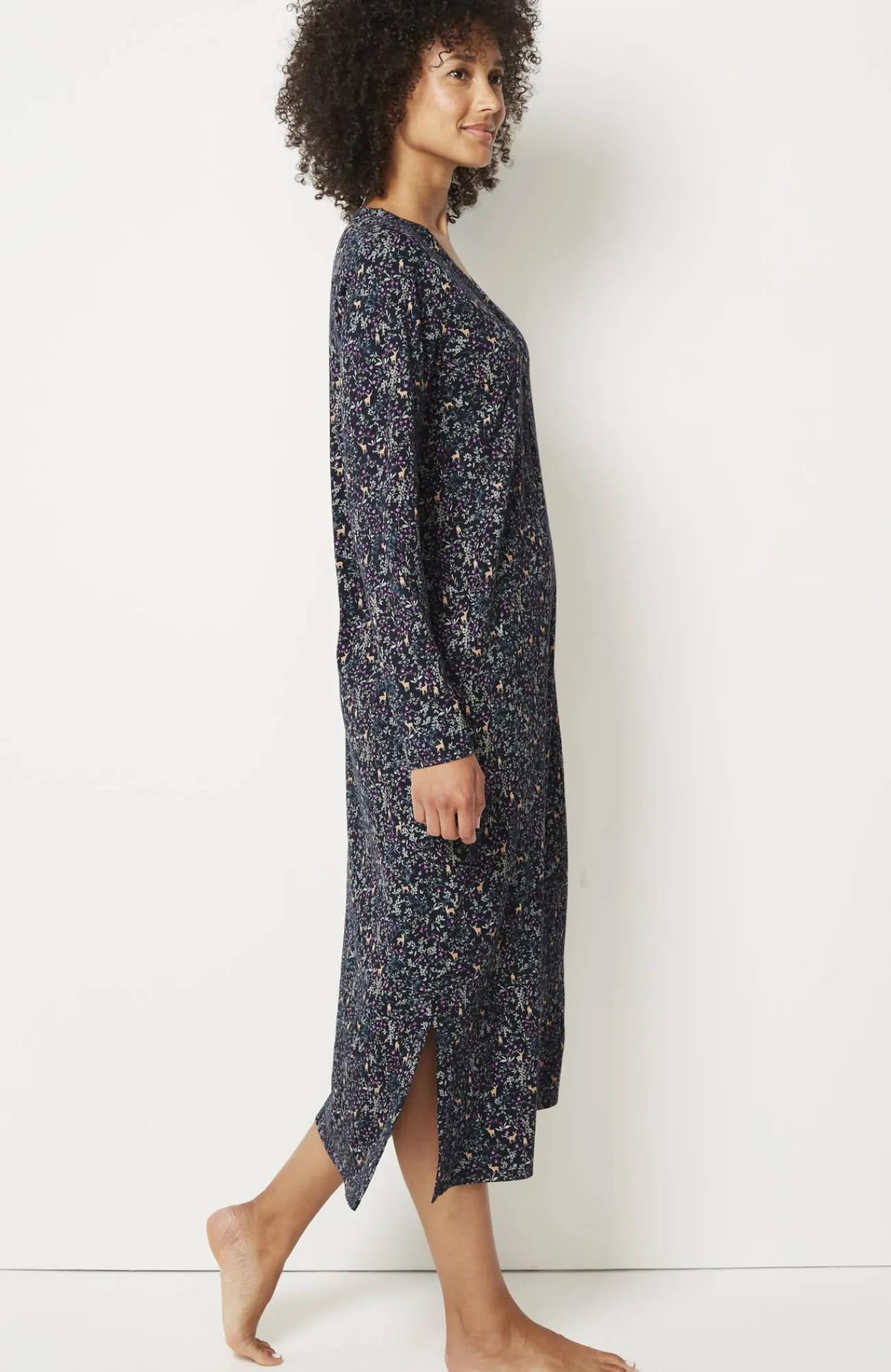 J.Jill Sleep Ultrasoft Long Sleeve Gown Best