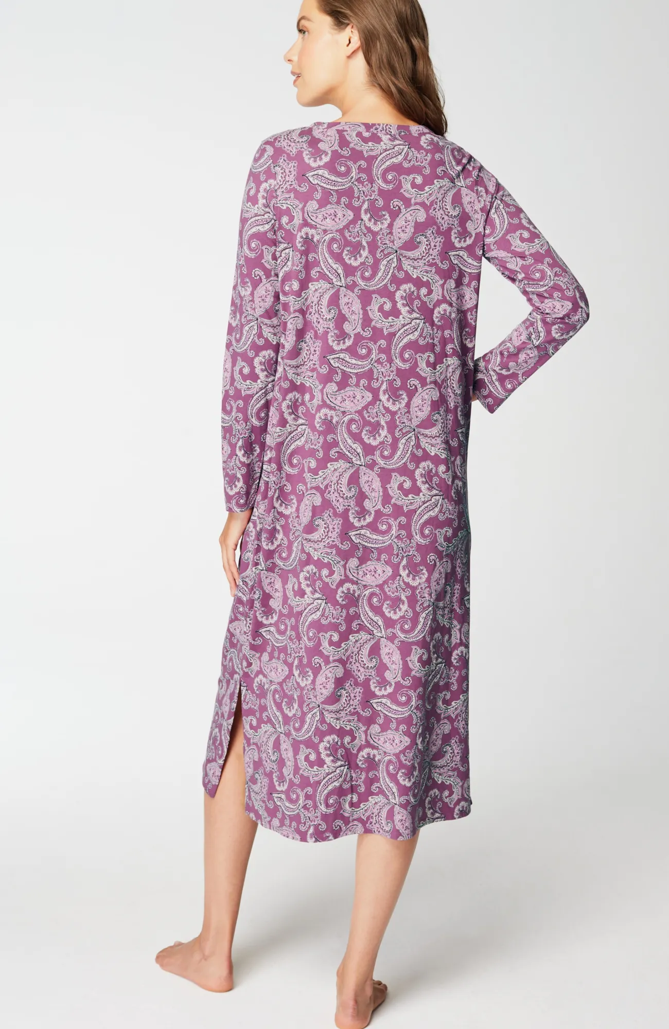 J.Jill Sleep Ultrasoft Long Sleeve Gown Best